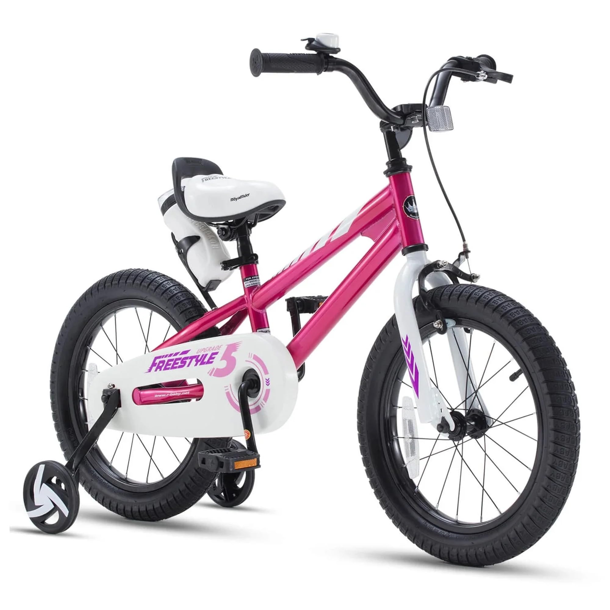 RoyalBaby Kids Bike - 12-18 Inch Freestyle Training Bicycle for Toddlers to Big Kids | Easy Balance to Pedal Learning | Perfect for Backyard Riding, Park Adventures & Neighborhood Fun