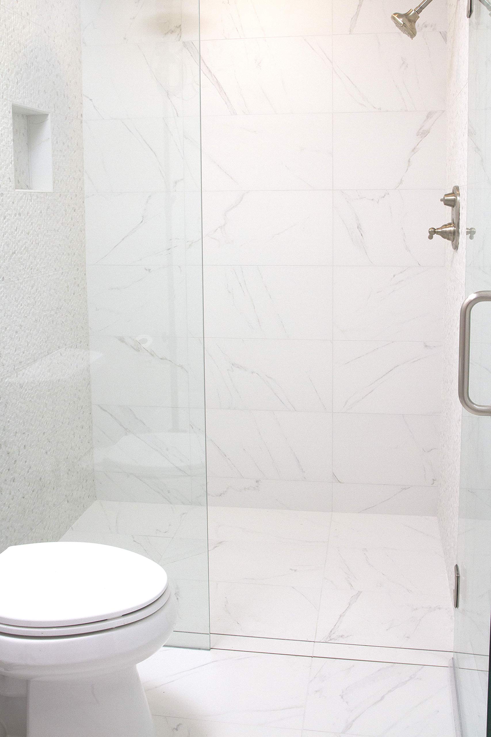 Bathtub to Shower Conversion Kit with Waterproof Pan Liner - SSCK-701 Deluxe Goof Proof Shower System for Easy Bathroom Remodeling | Perfect for Home Renovation & Accessibility Upgrades