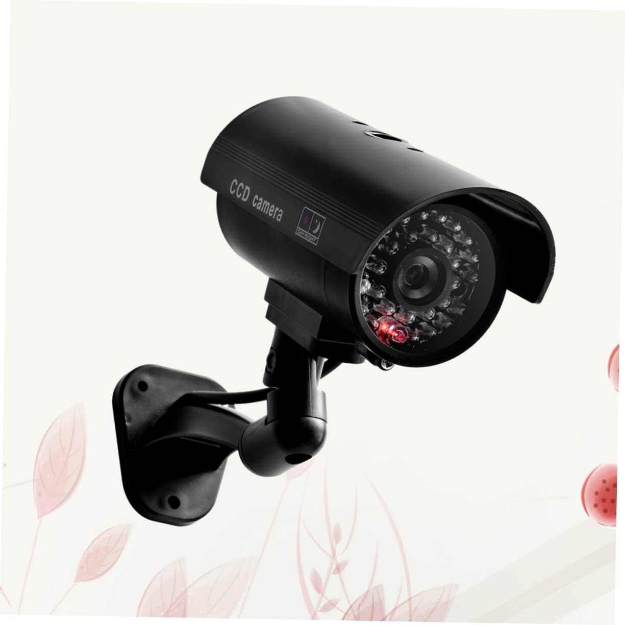 UKCOCO Fake Security Camera with Solar Panel - High Simulation Outdoor Dummy CCTV Camera for Home, Office & Garage Surveillance (Deter Burglars & Intruders)