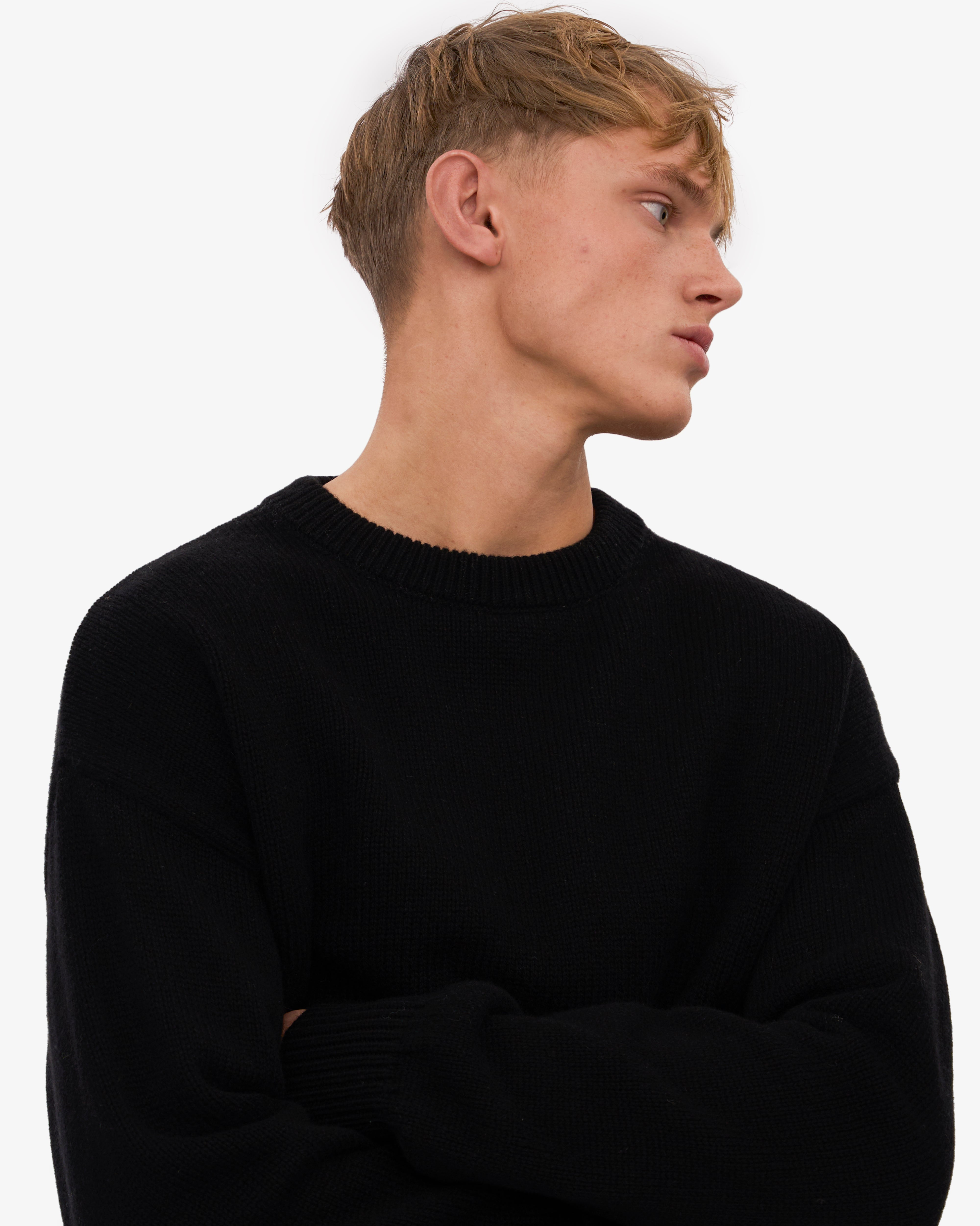Premium Oversized Merino Wool Crew Neck Sweater for Men & Women - Ultra Soft & Warm Winter Pullover - Perfect for Casual Outfits, Office Wear & Cold Weather Layering