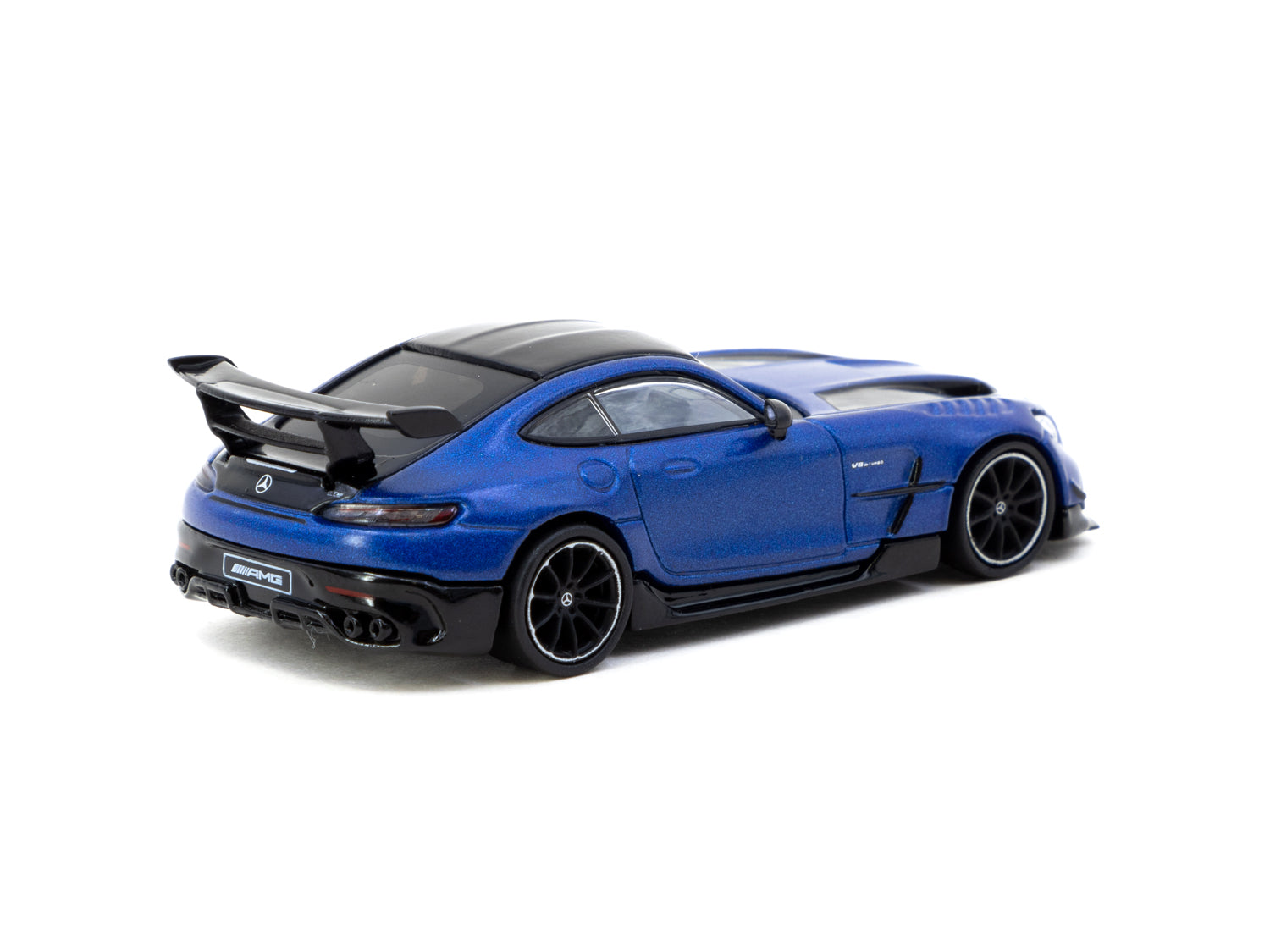 Tarmac Works 1/64 Mercedes Benz AMG GT Black Series Diecast Model Car - Matte Blue Limited Edition - Collectible Toy Car for Adults & Kids - Perfect for Display, Racing Games & Car Enthusiasts