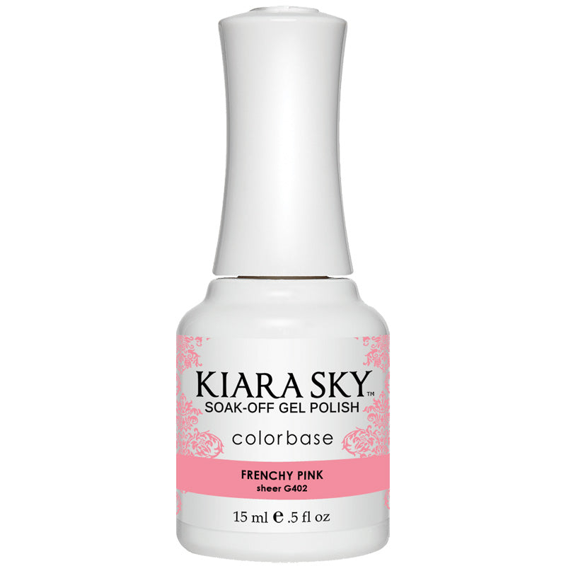 Gel Polish G402 Frenchy Pink - Long-Lasting Nail Polish for Salon-Quality Manicures at Home | Perfect for Weddings, Parties & Special Occasions