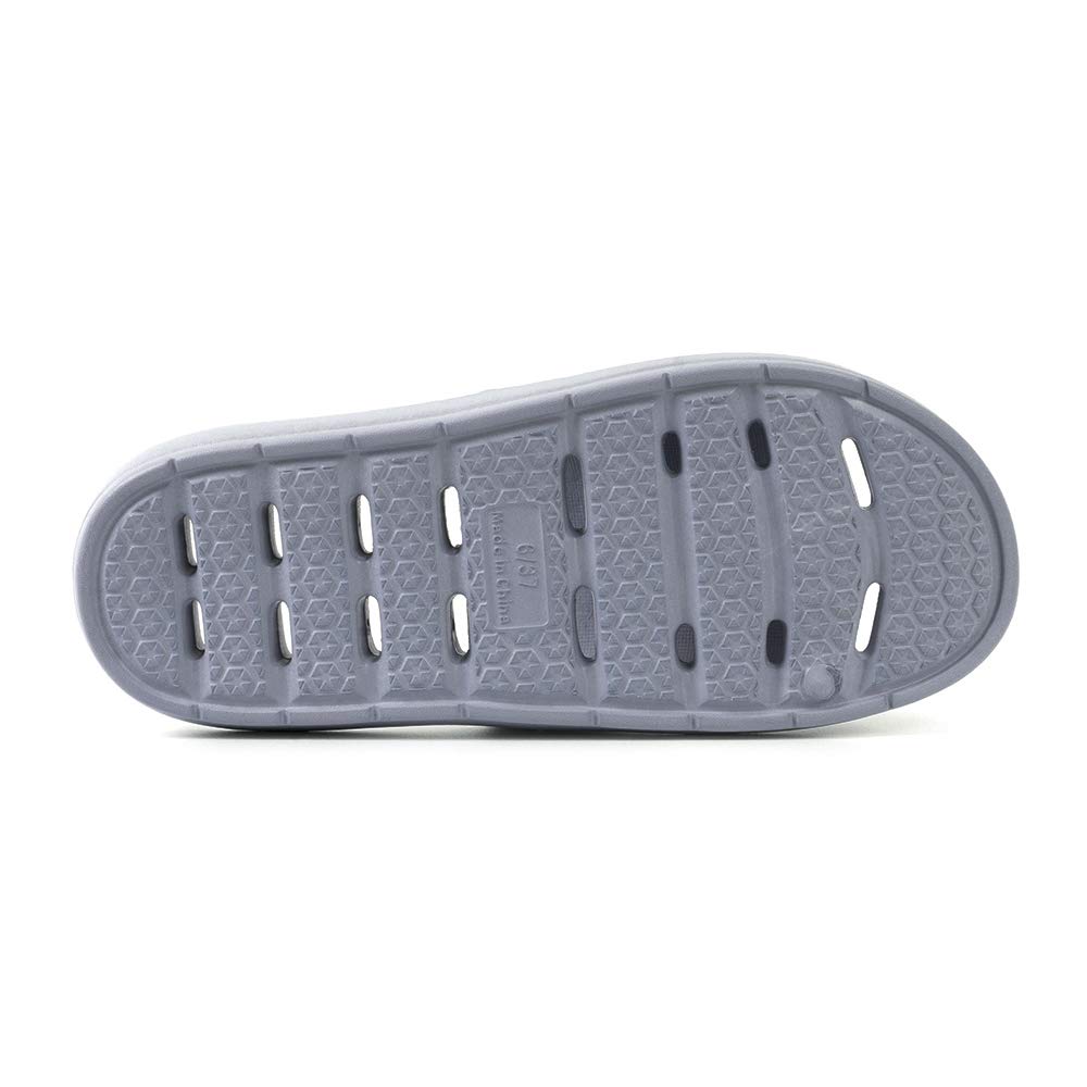 Luffymomo Women's Non-Slip Shower Sandals with Drainage Holes - Comfortable Bathroom Slippers for Home, Spa, Pool & Beach Use