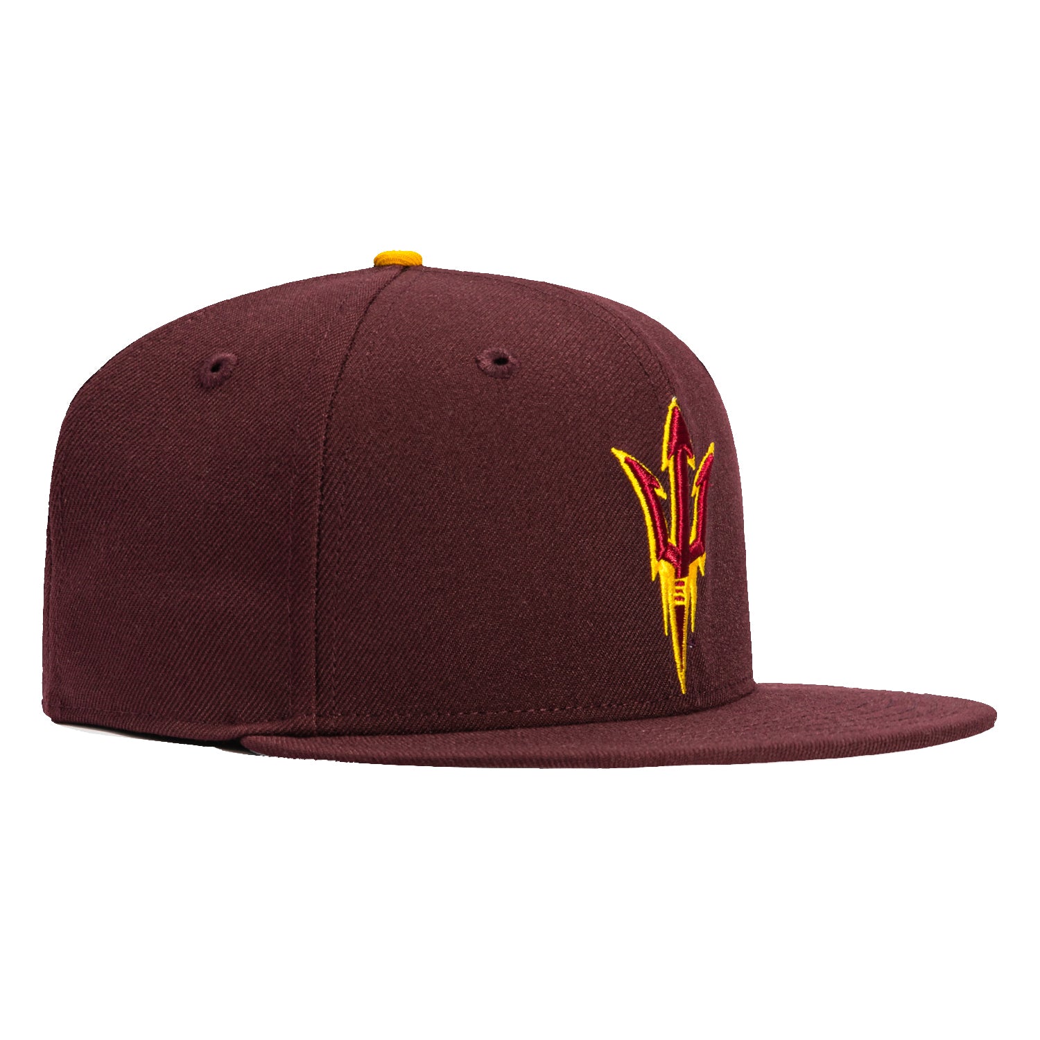 New Era 59Fifty Arizona State Sun Devils Snapback Hat - Maroon NCAA Baseball Cap for Men & Women - Perfect for Game Day, Tailgating and Fan Apparel