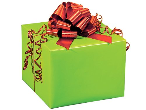 Eco-Friendly CITRUS LIME Recycled Gloss Gift Wrap Roll - 24