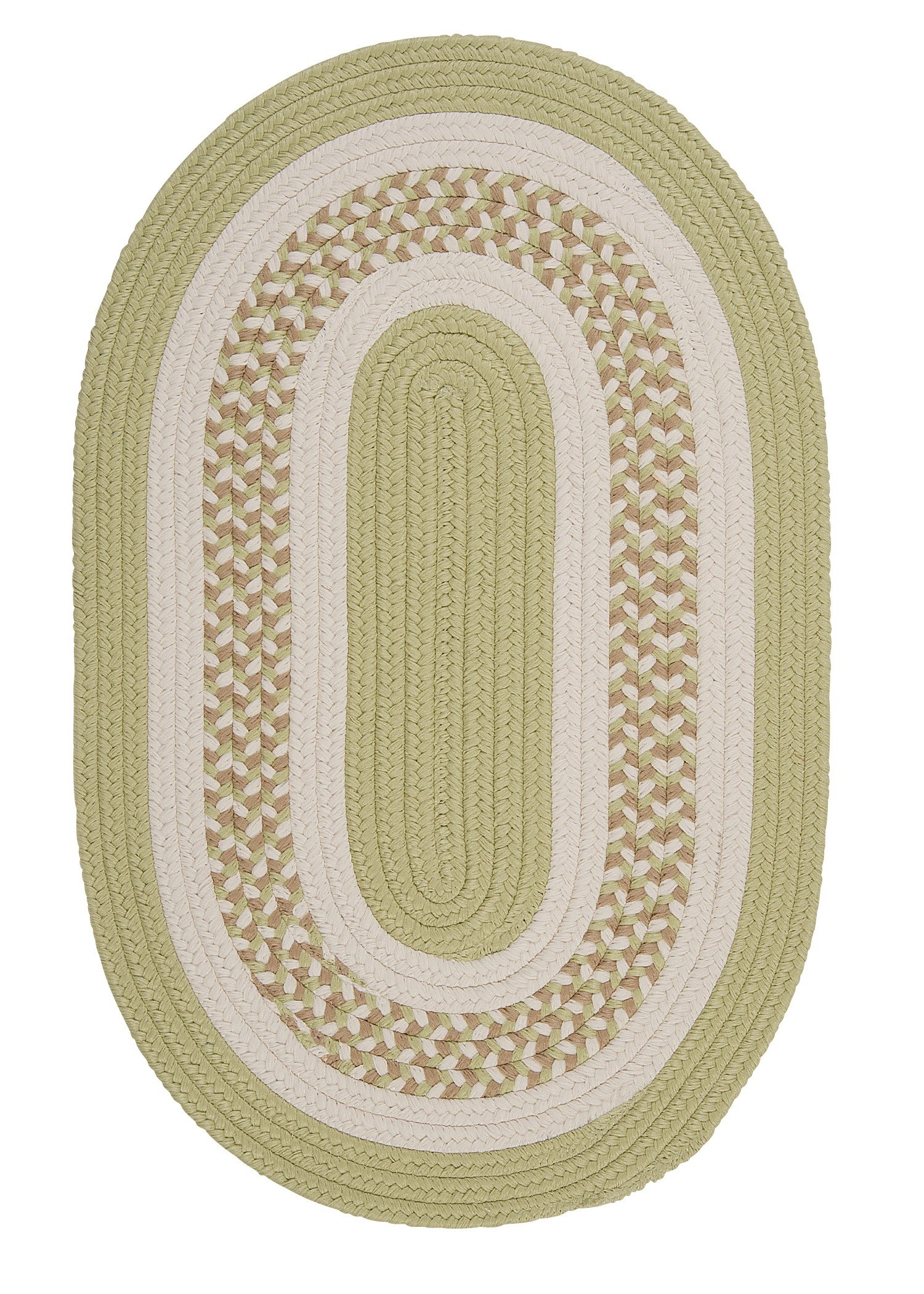 Flowers Bay Area Rug 4x6 ft Light Green - Soft Non-Slip Living Room Rug for Bedroom, Nursery & Home Decor