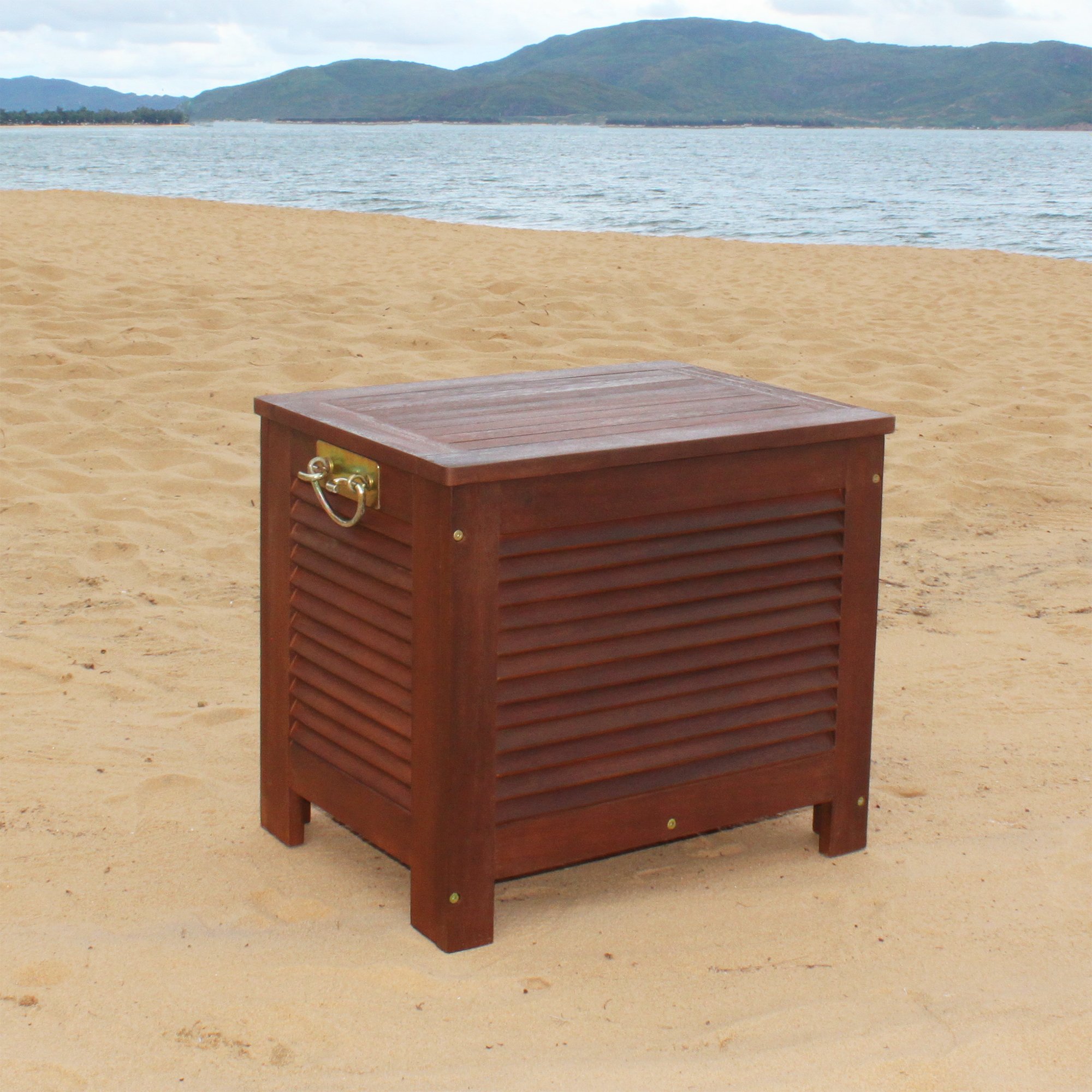 Merry Garden MPG-PC01 Premium Wooden Outdoor Patio Cooler Box - Perfect for Backyard BBQs, Pool Parties & Picnics
