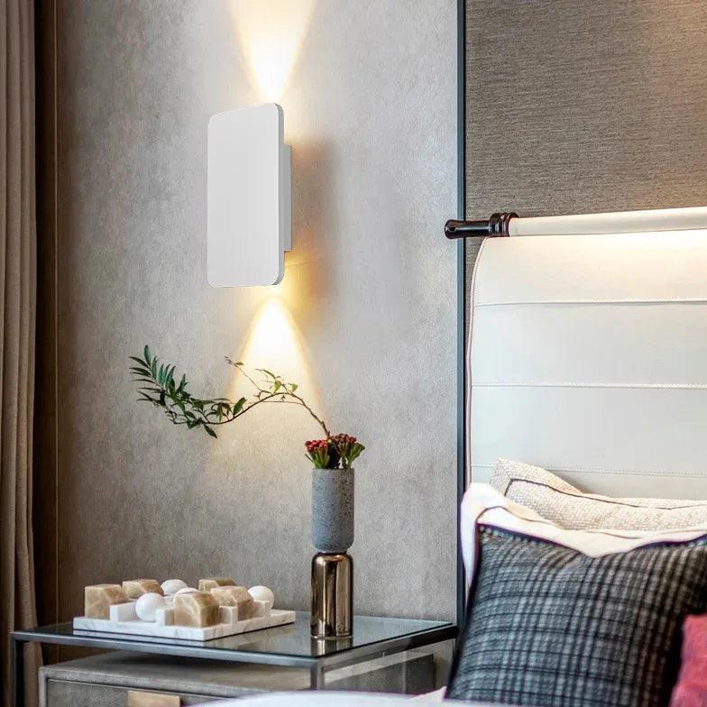 Square LED Bedroom Ceiling Light - Modern Up and Down Lighting Fixture for Home Decor | Perfect for Bedrooms, Living Rooms, and Hallways