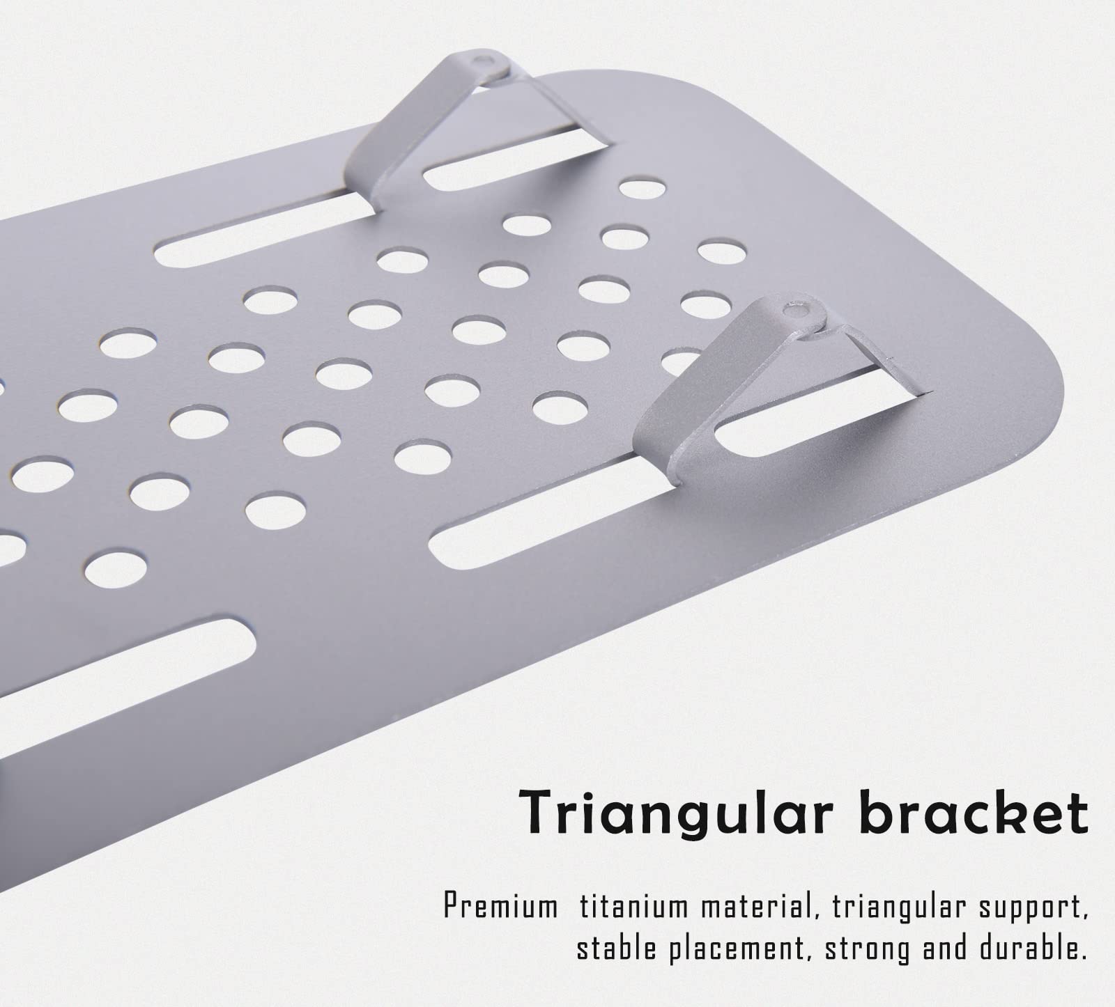 Boundless Voyage Pure Titanium Mini Steaming Rack Stand - Compact & Lightweight for Toast, Bread & Dumplings - Perfect for Camping, Backpacking, Picnics & Solo Travel (Model L-Ti6027P) | Portable Cooking Solution for Outdoor Adventures & Small Kitchen Spaces