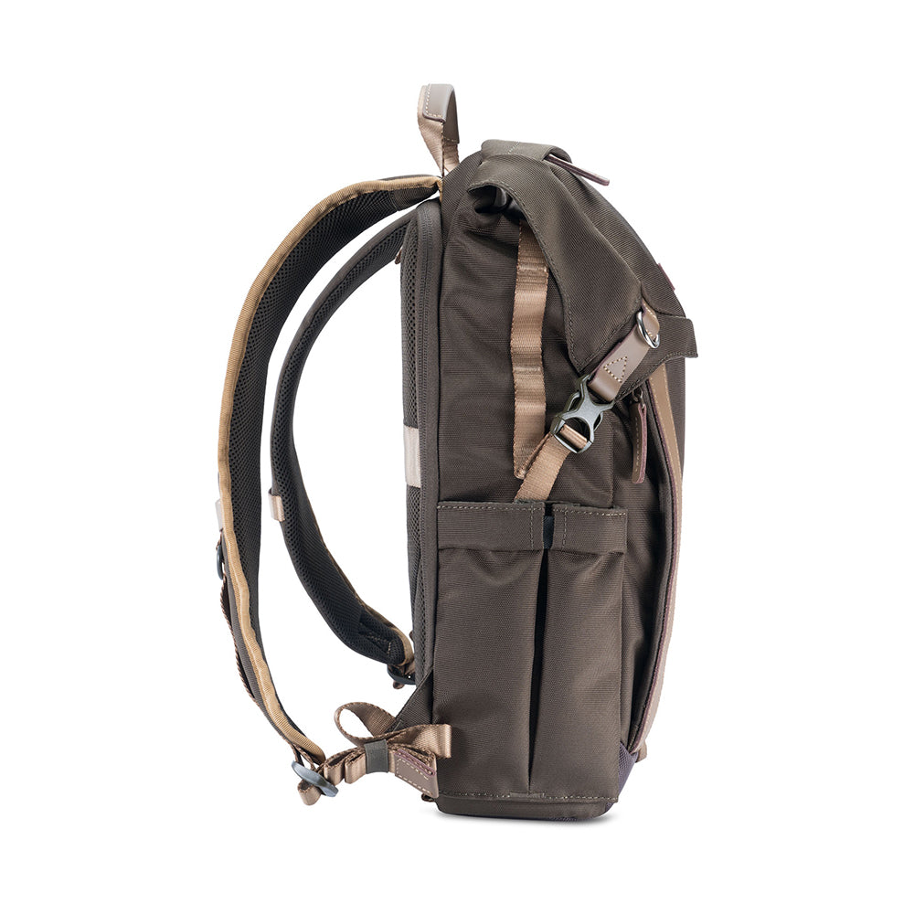 VEO GO 42M KG Camera Backpack Khaki Green - Waterproof DSLR Bag for Photographers, Travel & Outdoor Shooting - Perfect for Hiking, Camping & Professional Photography Gear Storage