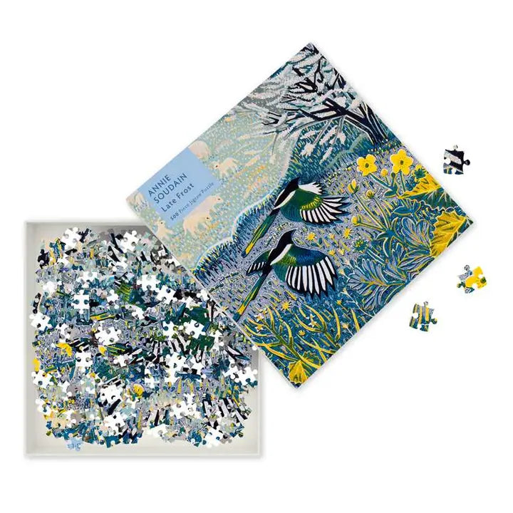 Late Frost 500 Piece Jigsaw Puzzle - Winter Landscape Puzzle for Adults & Teens - Perfect for Family Game Nights & Relaxation