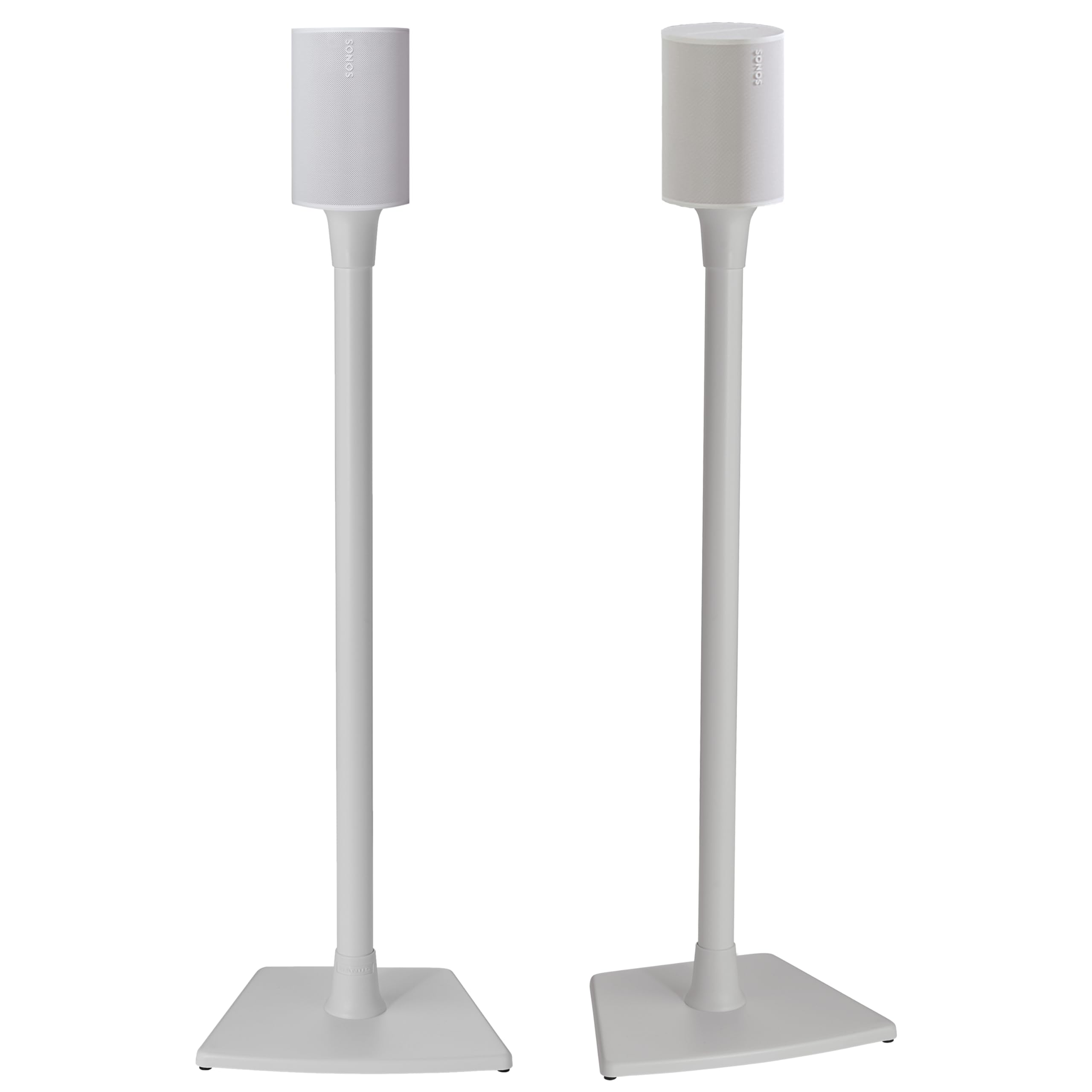 Sanus Wireless Speaker Stand for Sonos Era 100™ - Pair White | Premium Adjustable Height Speaker Stands for Secure Mounting | Perfect for Home Theater, Living Room & Office Audio Setup