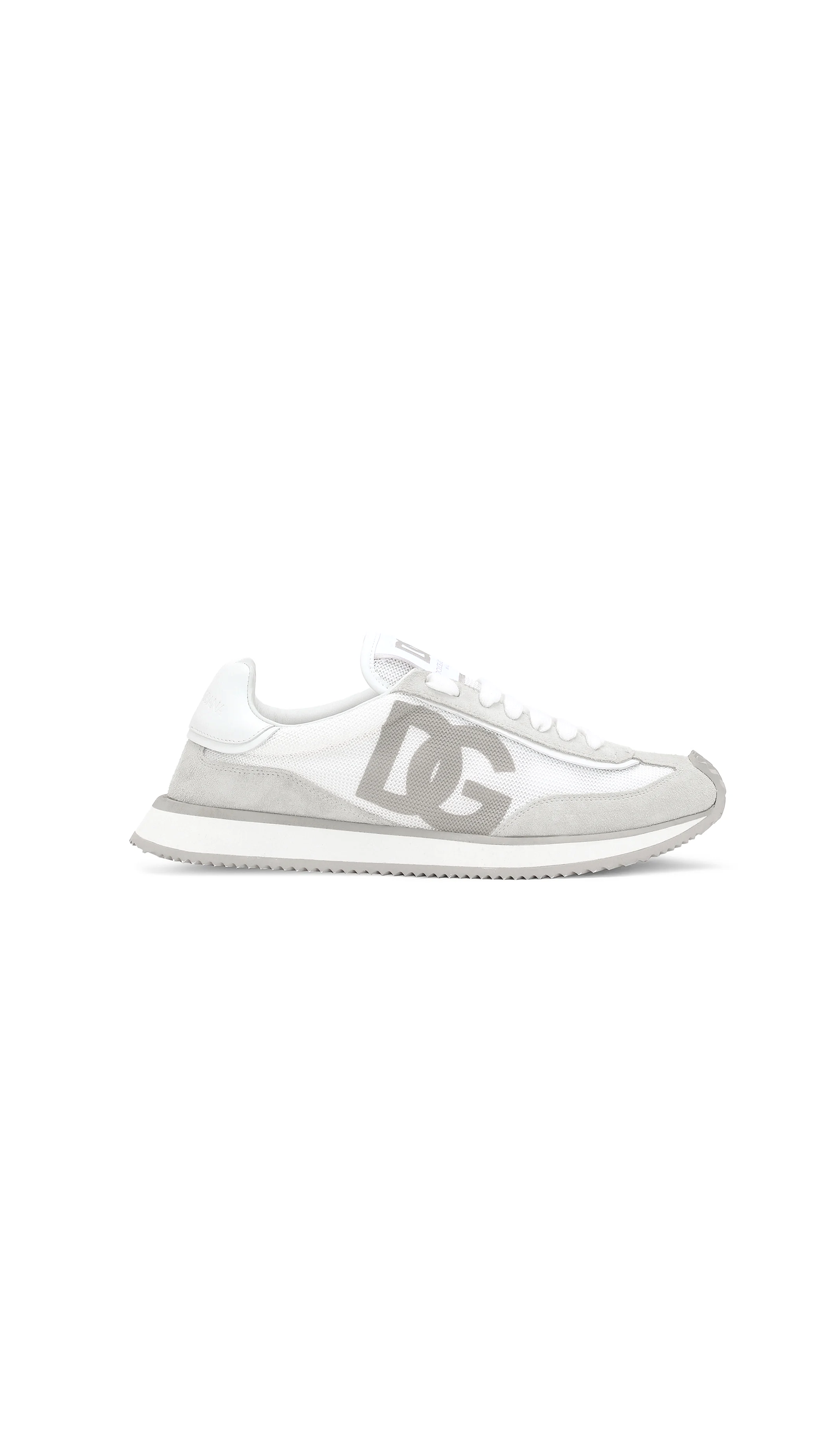Mixed Material DG Cushion Sneakers - Gray | Comfortable Walking Shoes for Men & Women | Perfect for Running, Gym Workouts & Casual Wear
