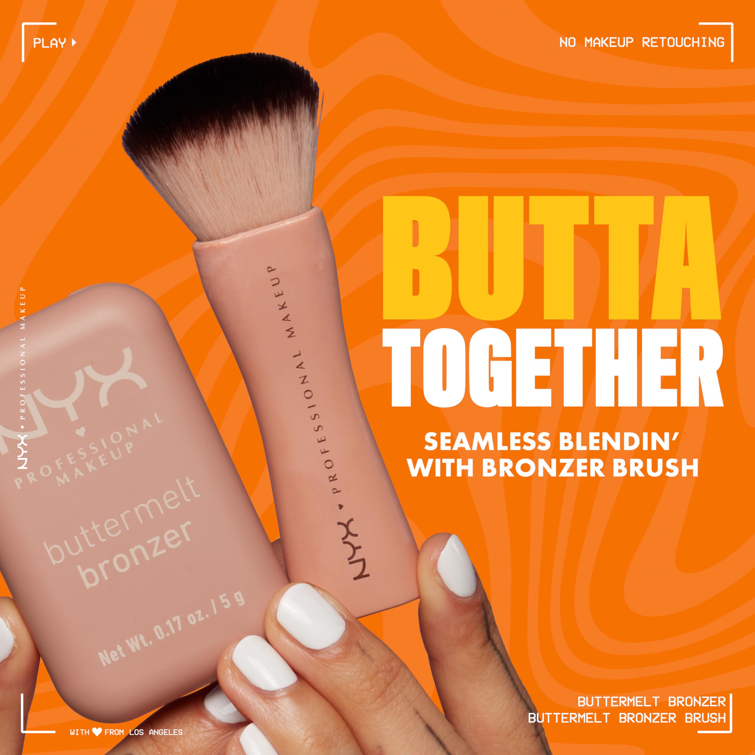 NYX PROFESSIONAL MAKEUP Matte Buttermelt Bronzer - Long Lasting 12-Hour Wear, Vegan & Cruelty Free Face Makeup - Butta Than U Shade | Perfect for Contouring & Everyday Natural Glow