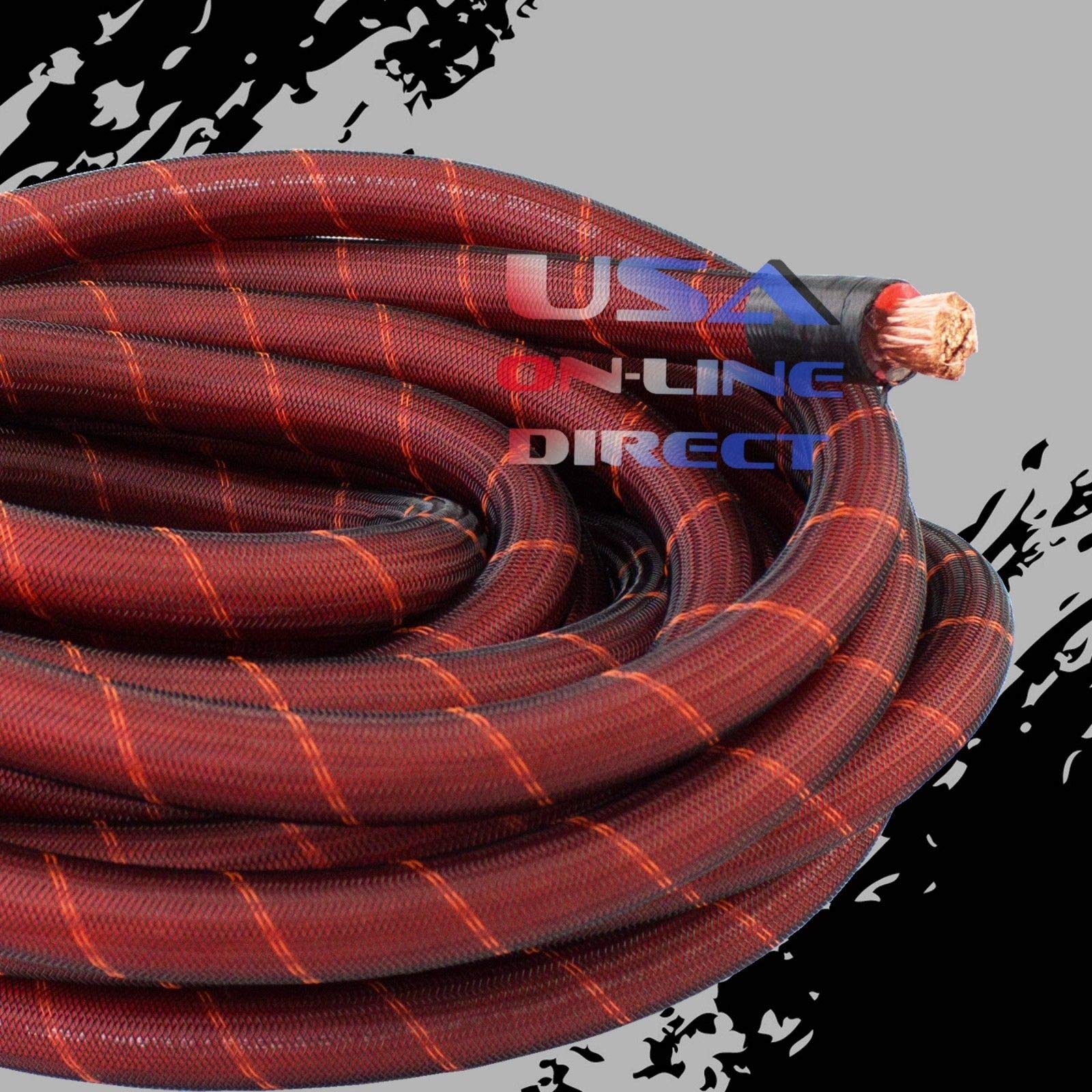 1/0 AWG 300 AMP Heavy Duty Dual ANL Fuse Battery Isolator with Pure Copper Wire - Perfect for Car Audio Systems, Marine Applications & Off-Grid Power Solutions