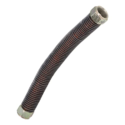 Premium Aluminum Alloy Air Compressor Hose with Brass-Plated Fittings - Quick Connect & Effortless Screw Installation for Pneumatic Tools, Workshop & Industrial Applications