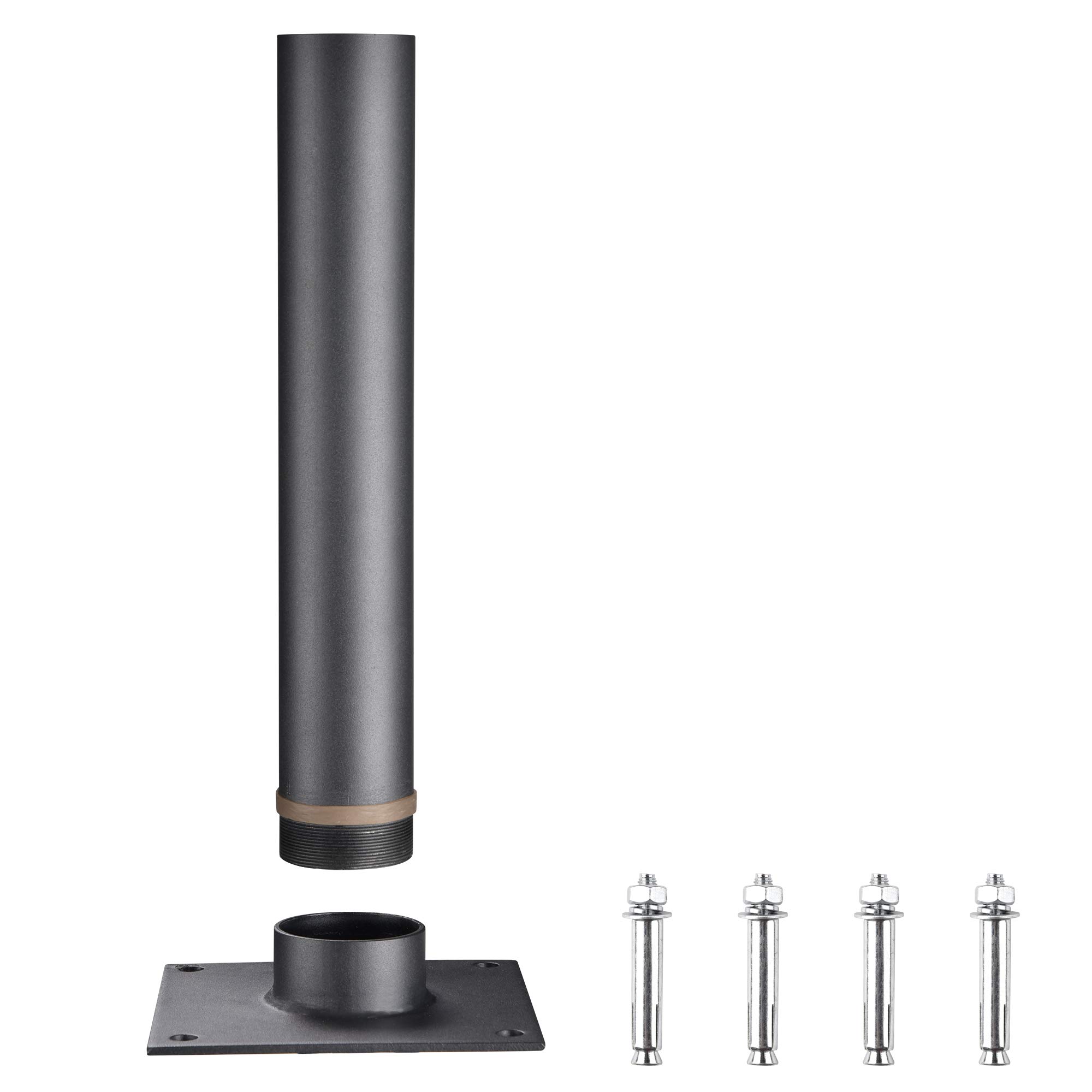 Yescom Heavy Duty Flagpole Base Dock Deck Mount Windsock Holder Umbrella Stand for Outdoor Backyard, Patio, Garden, and Poolside Use - Durable and Weather-Resistant
