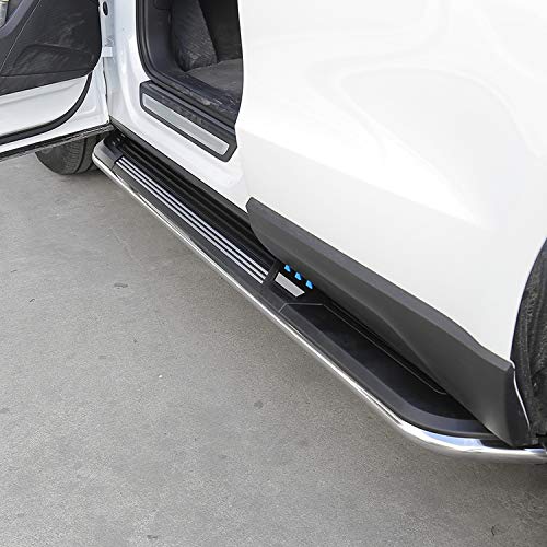 2 Pcs Stainless Steel Side Step Running Boards for Hyundai Creta 2015-2020 - Durable Fixed Door Nerf Bars with Anti-Slip Platform | Perfect for Off-Roading & Daily Use