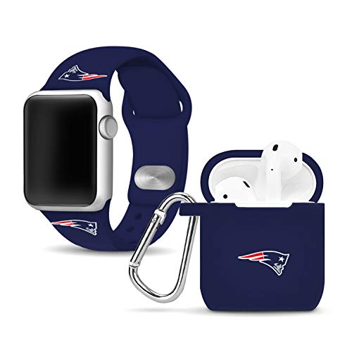 Patriots Silicone Watch Band & Case Cover for Apple Watch - Game Day Accessories