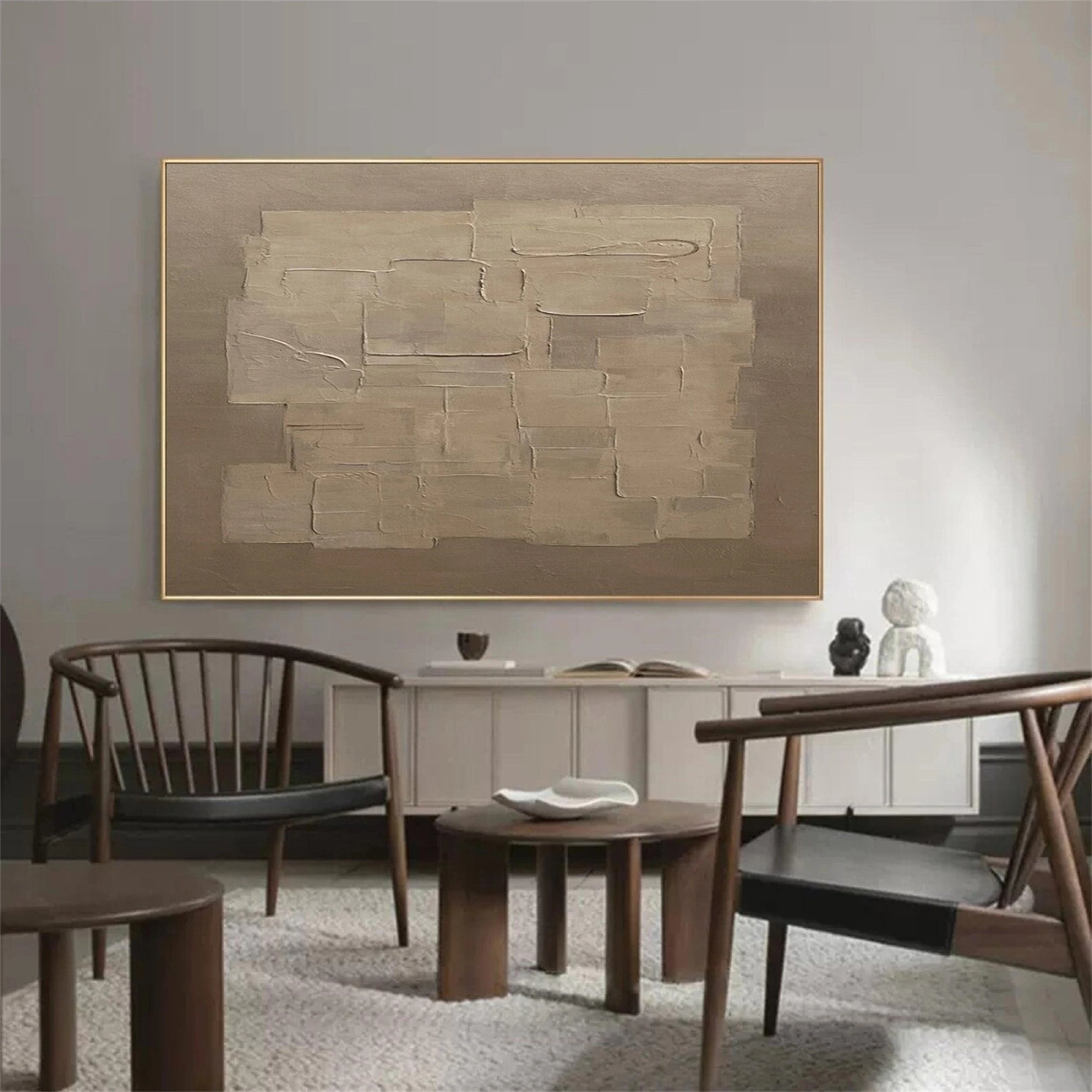 Abstract Tranquility Wall Art Print #WS112 - Modern Home Decor for Living Room, Bedroom & Office