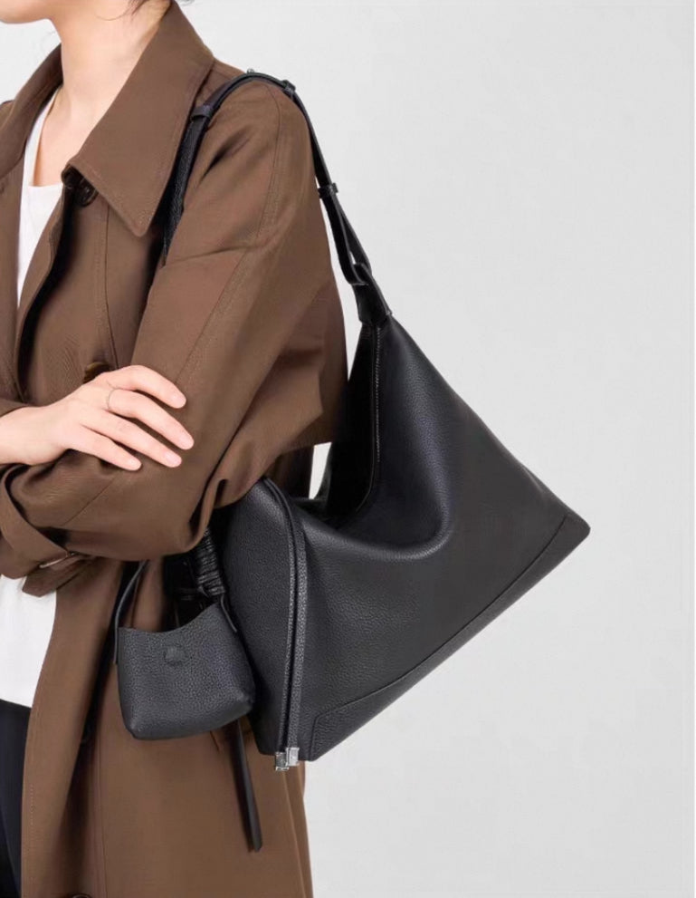 Stylish Urban Chic Carryall Tote Bag for Women - Fashionable Large Capacity Handbag for Work, Travel & Shopping - Waterproof Durable Shoulder Bag with Pockets