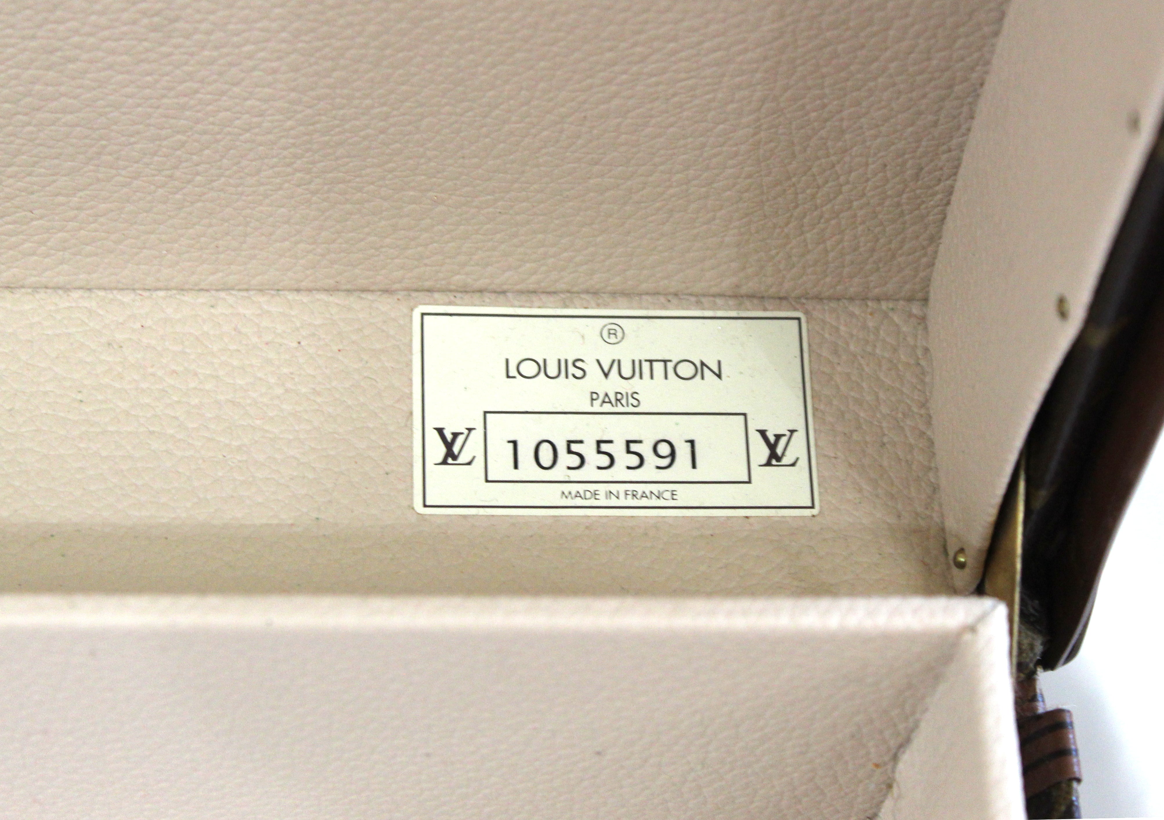 Authentic Louis Vuitton Monogram Alzer 80 Vintage Trunk Hard Case Suitcase - Luxury Travel Luggage for Business Trips & Special Occasions