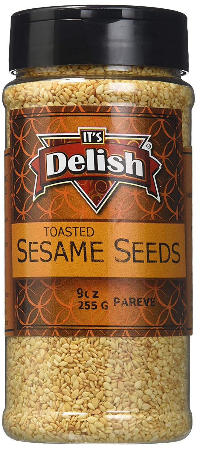 Premium Organic Toasted Sesame Seeds - Non-GMO, Gluten-Free, Rich in Nutrients - Perfect for Baking, Cooking & Salad Topping