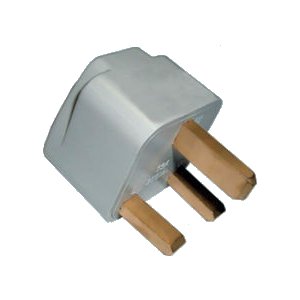 HQRP USA to UK Travel Plug Adapter - AC Power Converter with Grounded Outlet for England (United Kingdom) - Perfect for Laptops, Phones & Electronics When Traveling Abroad