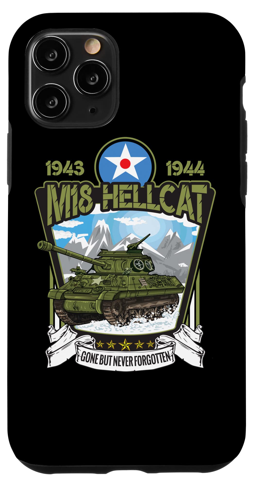 iPhone 11 Pro Case - M18 Hellcat Tank Destroyer WW2 Korean War Military Gift - Perfect for History Buffs & Veterans