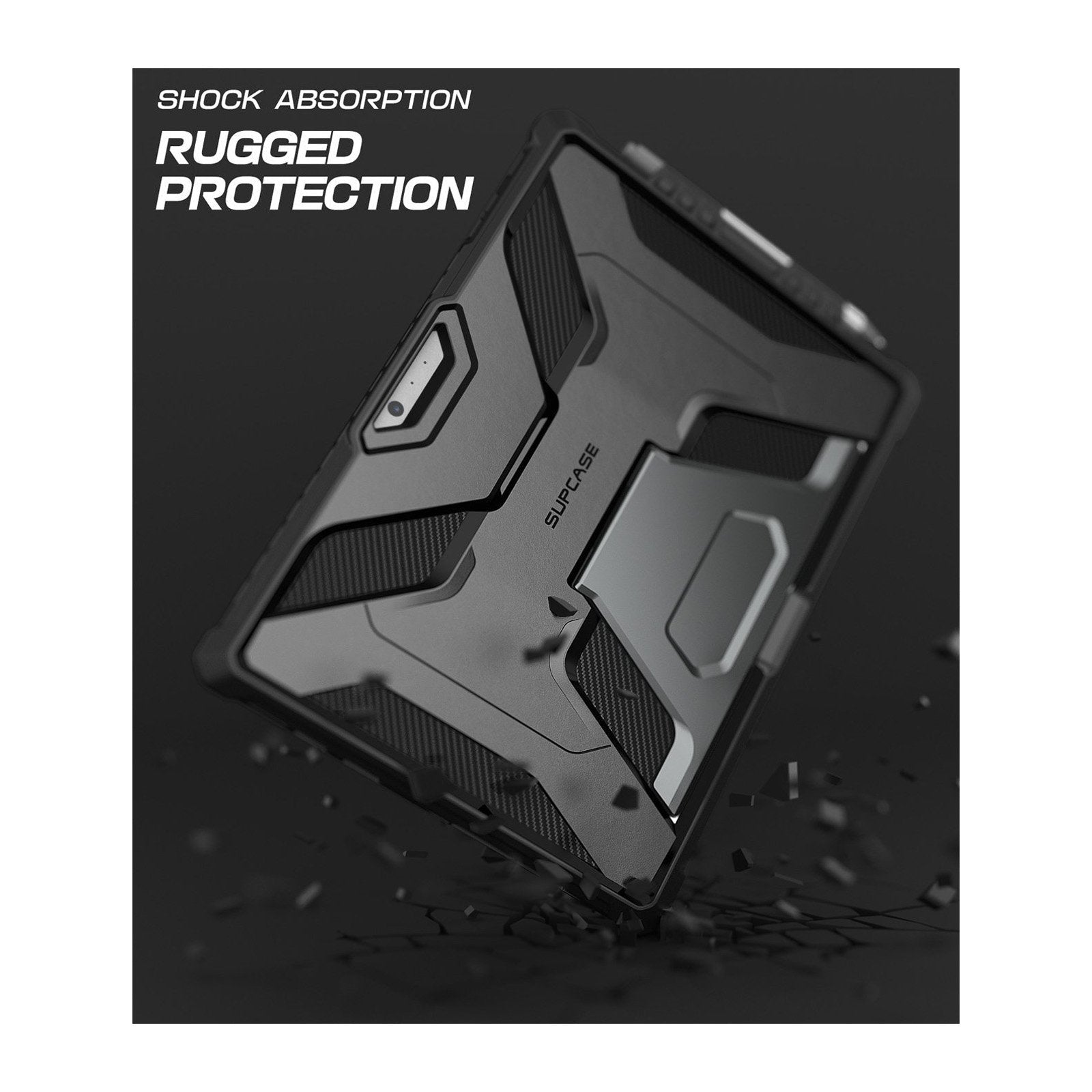 Microsoft Surface Pro Unicorn Beetle PRO Rugged Protective Case - Shockproof & Durable Cover for Surface Pro (Black) - Perfect for Outdoor, Travel & Work Use