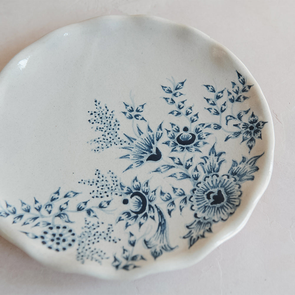 Hand Painted Artisan Plate - Unique Ceramic Dinnerware for Home Decor, Wedding Gifts & Special Occasions | Elegant Handcrafted Decorative Plate for Dining, Wall Display & Collectibles