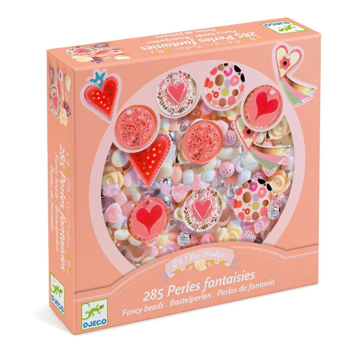 Premium Heart Abundance Beads for Jewelry Making - DIY Bracelet & Necklace Crafting Supplies for Women