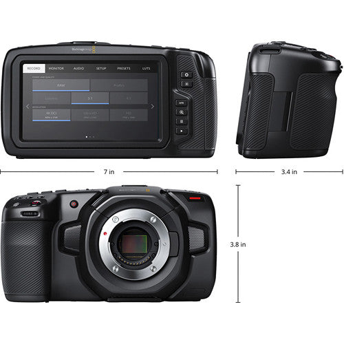 Blackmagic Design Pocket Cinema Camera 4K - Professional 4K Digital Video Camera for Filmmaking, Vlogging & Content Creation | Perfect for YouTube, Documentary & Indie Films