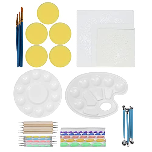 DIY Mandala Dotting Tools Kit - Multi-Purpose Dotting Art Supplies for Home, School & Craft Projects | Perfect for Canvas Painting, Rock Art & Nail Designs