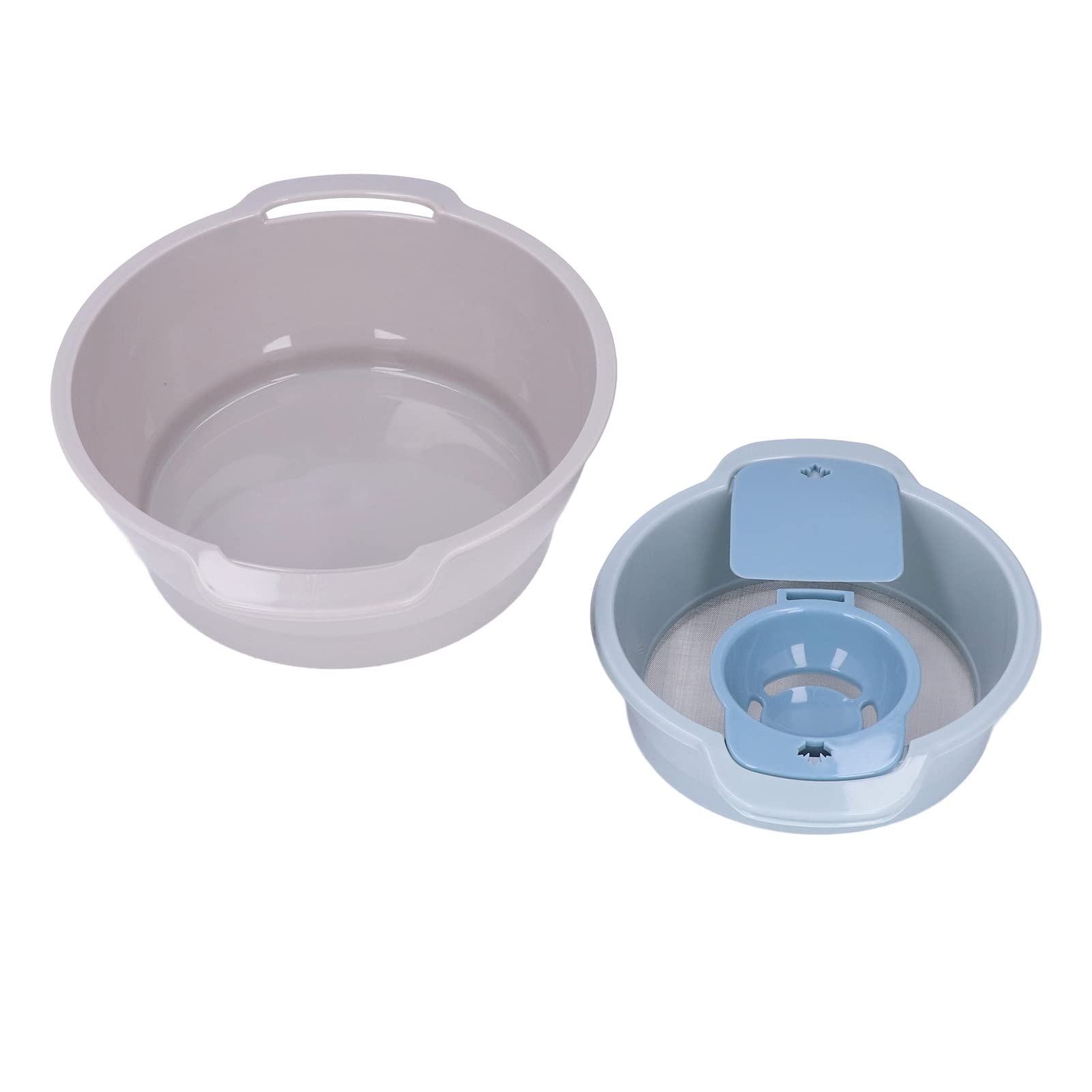 Premium Pollen Sieve Set with Stackable Trim Trays - Space-Saving Flour Sifter for Baking, Cooking & Kitchen Use - Perfect for Herbs, Spices, and Fine Powder Sifting