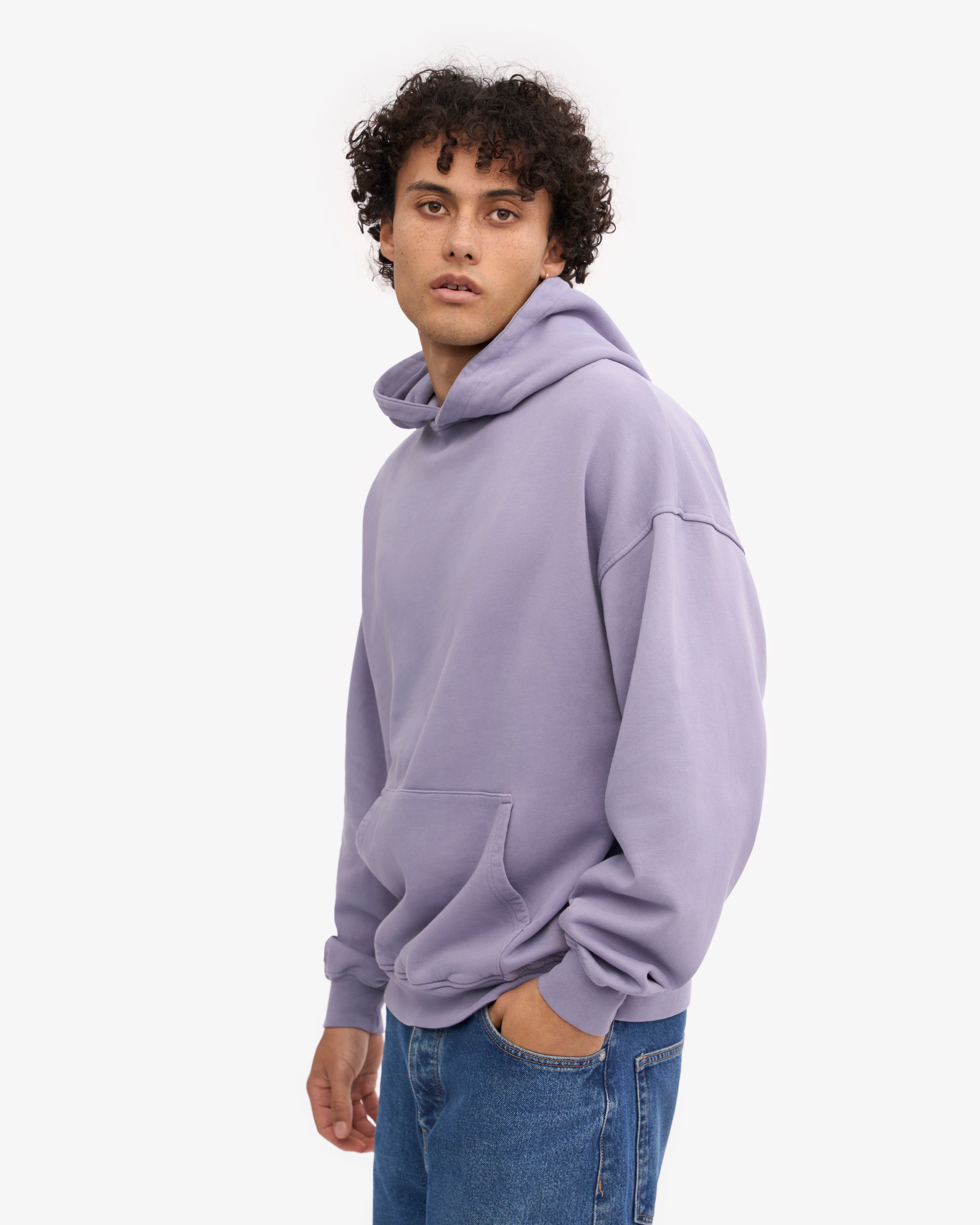 Organic Oversized Hoodie - Soft & Comfortable Purple Jade Pullover for Women & Men | Perfect for Casual Wear, Loungewear & Outdoor Activities