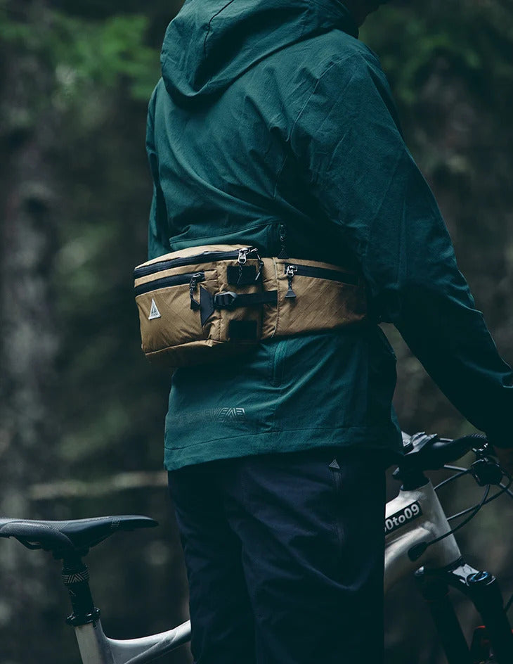 PNW Components Rover Hip Pack - Waterproof & Durable Waist Bag for Hiking, Cycling & Outdoor Adventures - Perfect for Travel, Running & Everyday Use