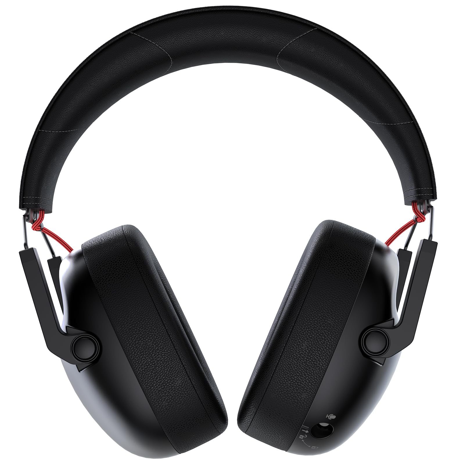 KAPEYDESI Wireless Gaming Headset 2.4GHz & Bluetooth - Noise Cancelling Mic for PC, PS5, PS4 - Comfortable Over-Ear Headphones for Gaming, Streaming & Online Meetings