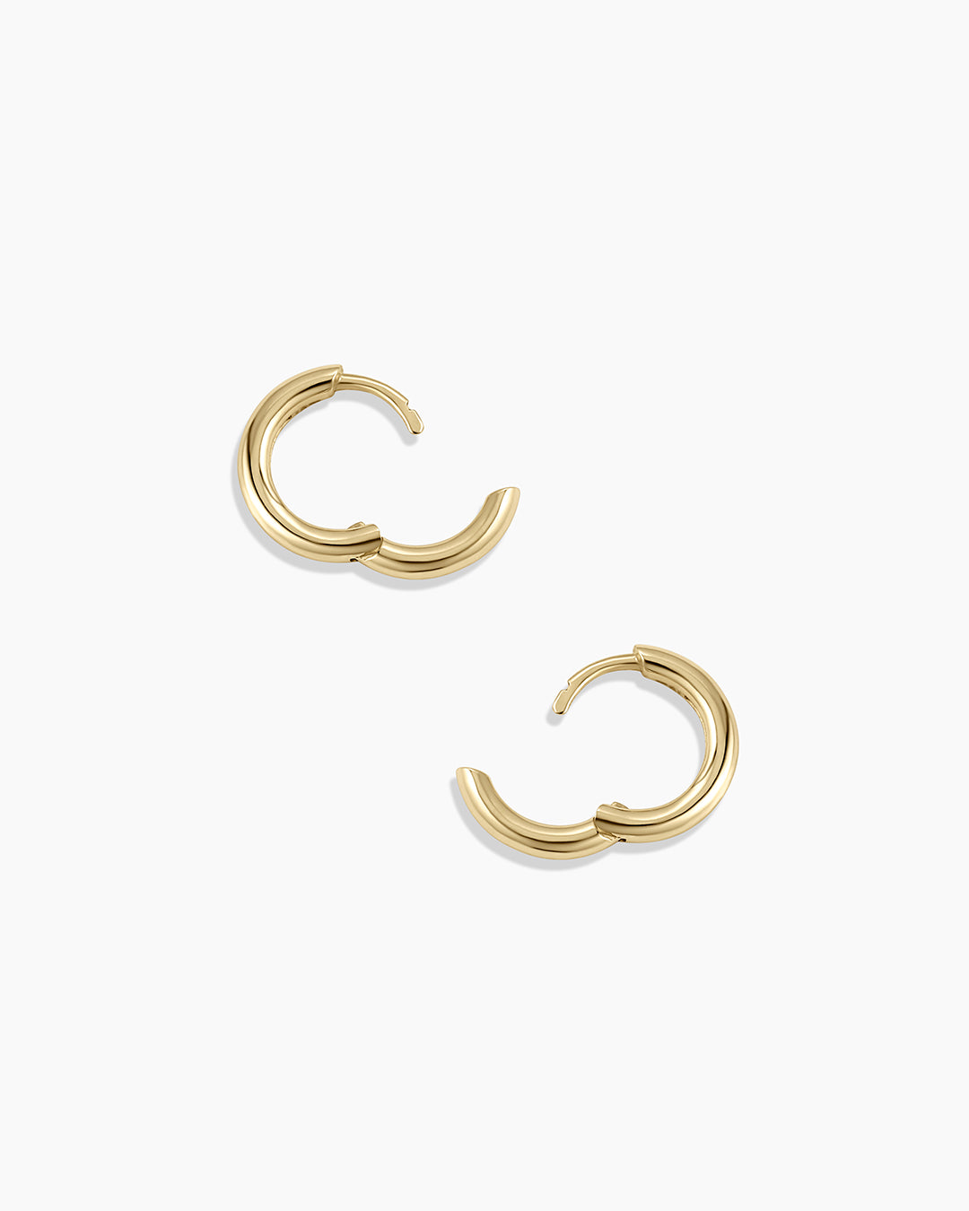 14K Gold Huggie Hoop Earrings for Women - Minimalist Everyday Hoops for Cartilage, Helix, or Lobe Piercing - Perfect for Work, Date Night & Casual Wear