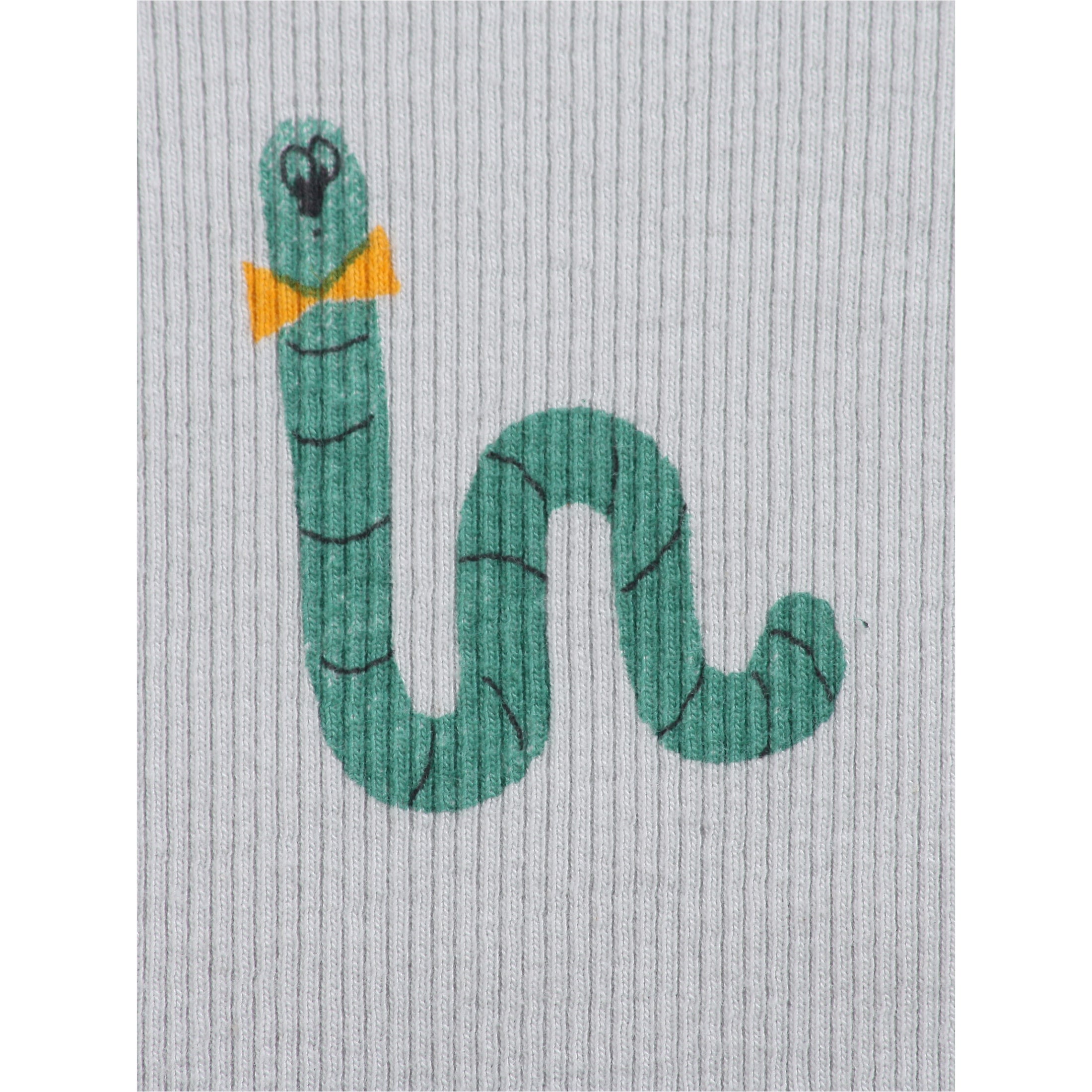 Bobo Choses Scholar Worm All Over Body Print Kids T-Shirt - Soft Cotton Casual Tee for Boys & Girls - Perfect for School, Playdates & Everyday Wear