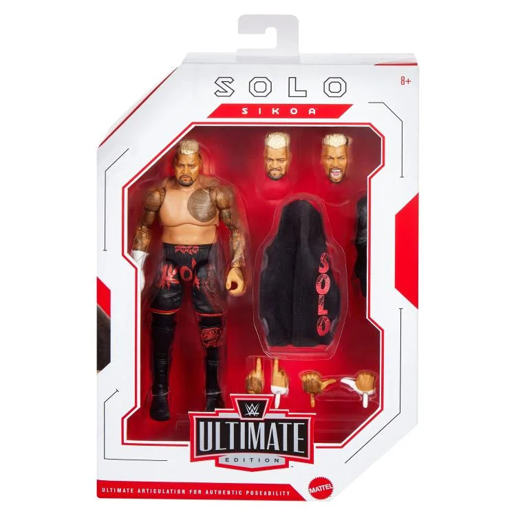 WWE Ultimate Edition 24 Solo Sikoa Action Figure - Collectible Wrestling Toy for WWE Fans, Perfect for Display, Play & Gifting