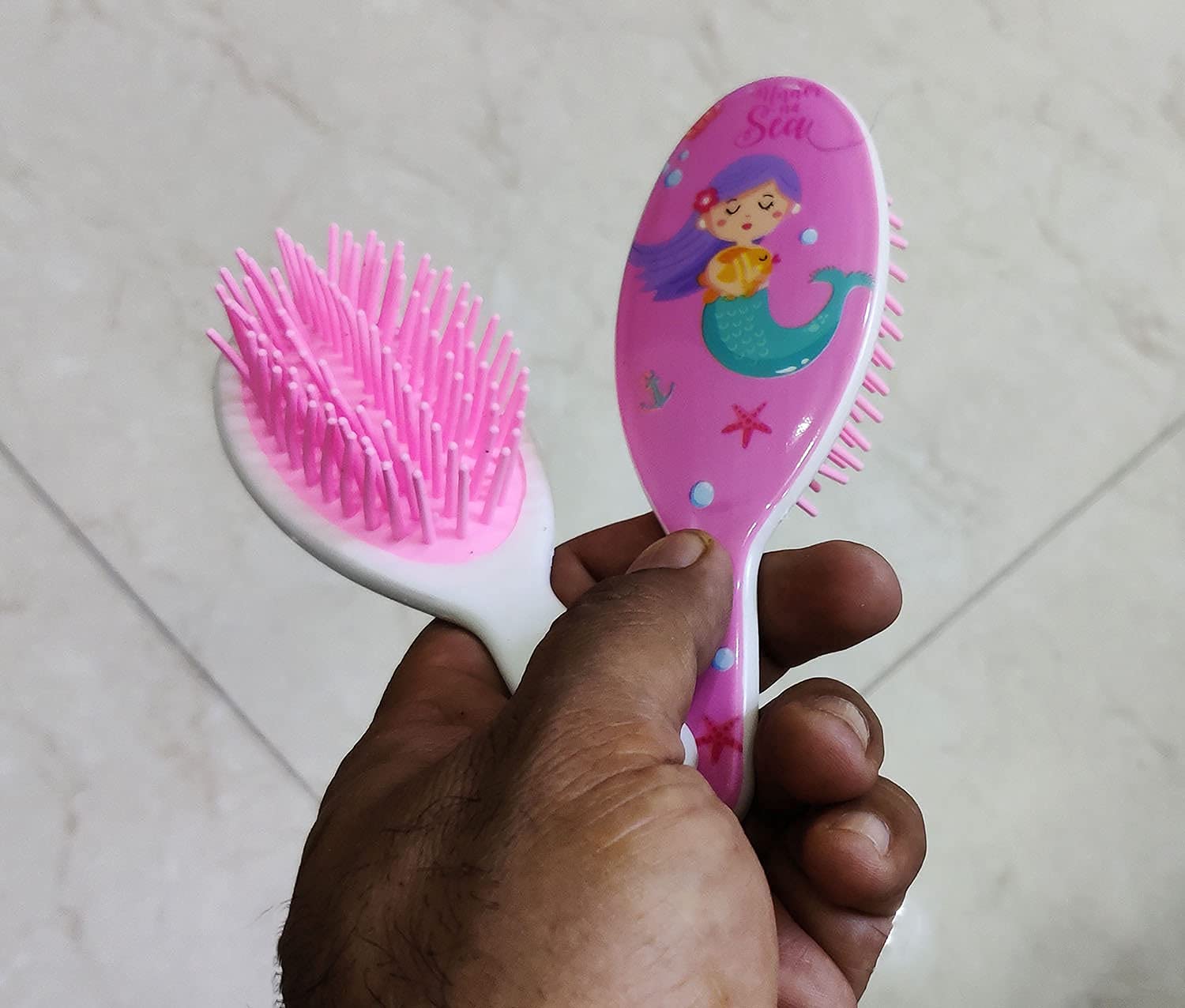 Premium Hair Brush Set of 2 - Detangling & Styling Brush for Smooth Shiny Hair, Perfect Shower Brush for Women & Girls - Great Birthday Gift Idea (Random Designs) - Ideal for Daily Hair Care, Salon Styling & Gift Giving