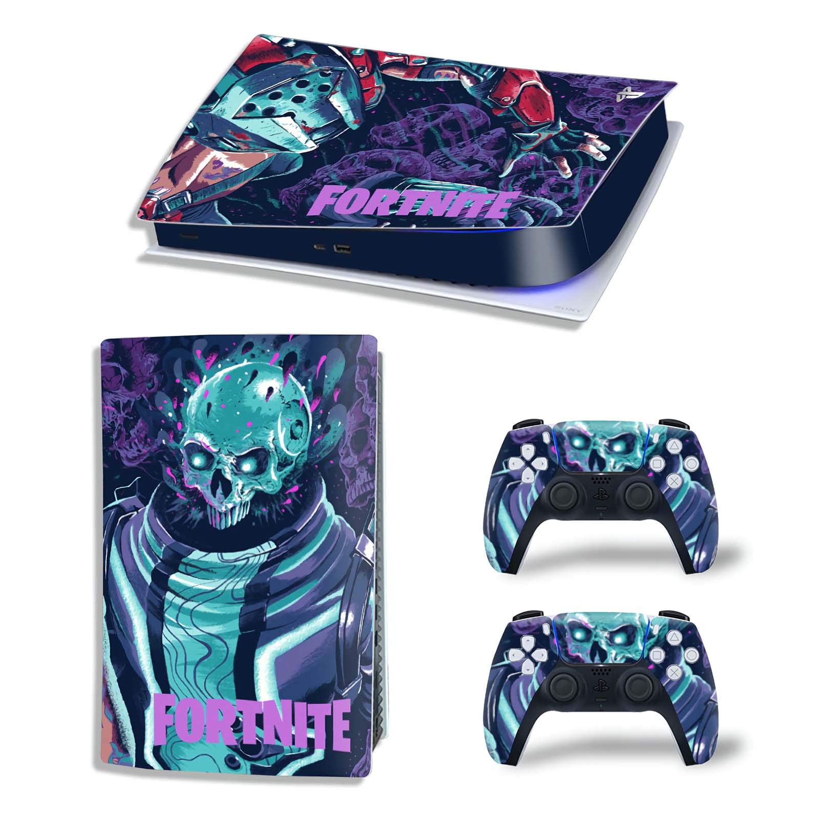 PS5 Anime Vinyl Skin Cover - Frosting Sticker for Disc/Digital Edition - Gaming Decoration & Protection