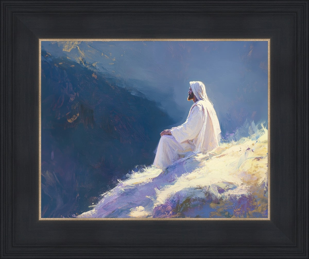 Contemplation By Justin Anna Culebro - Abstract Wall Art Painting for Home & Office Decor | Perfect for Living Room, Bedroom or Meditation Space