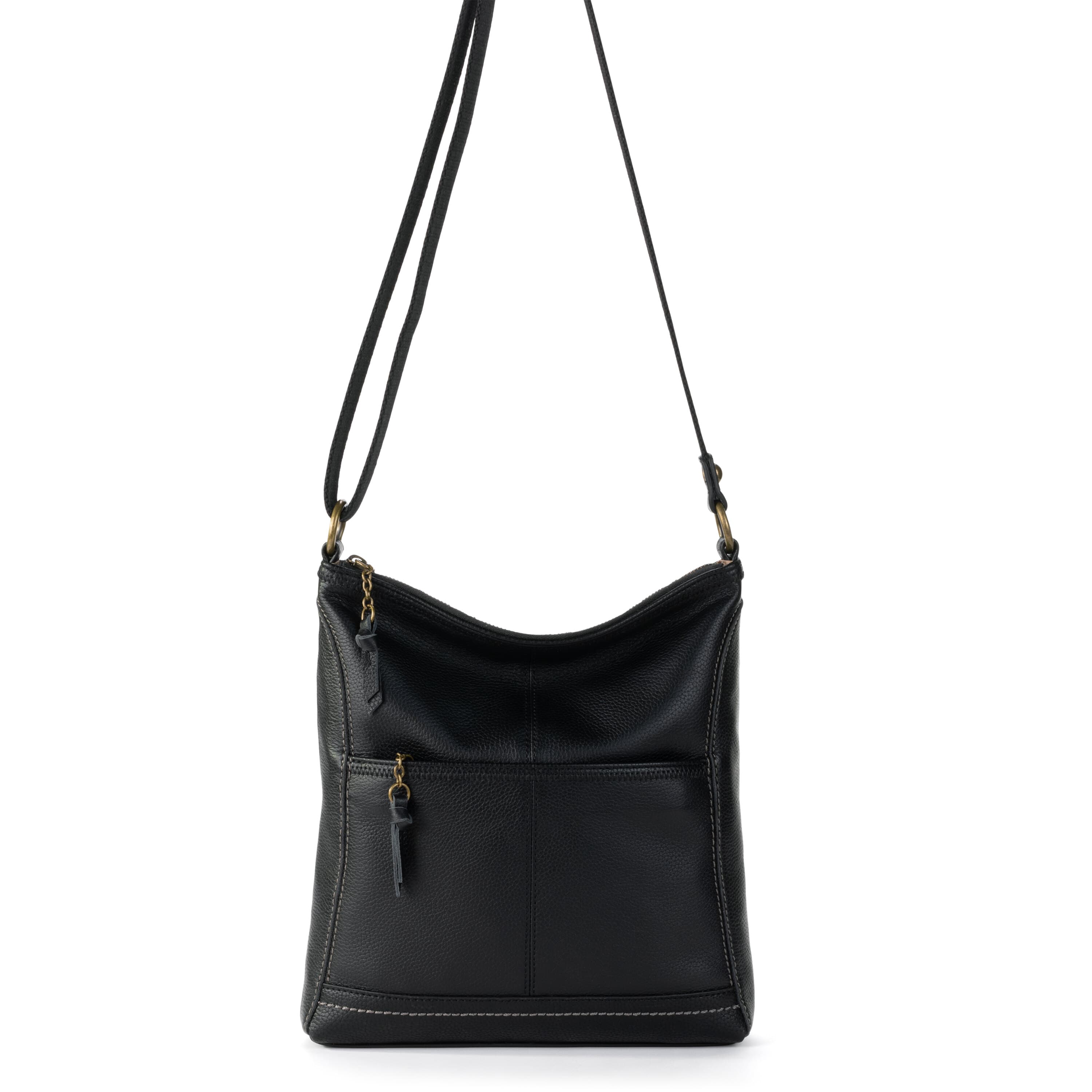 Premium Genuine Leather Iris Crossbody Bag for Women - Stylish & Durable Black Shoulder Purse - Perfect for Work, Travel & Everyday Use