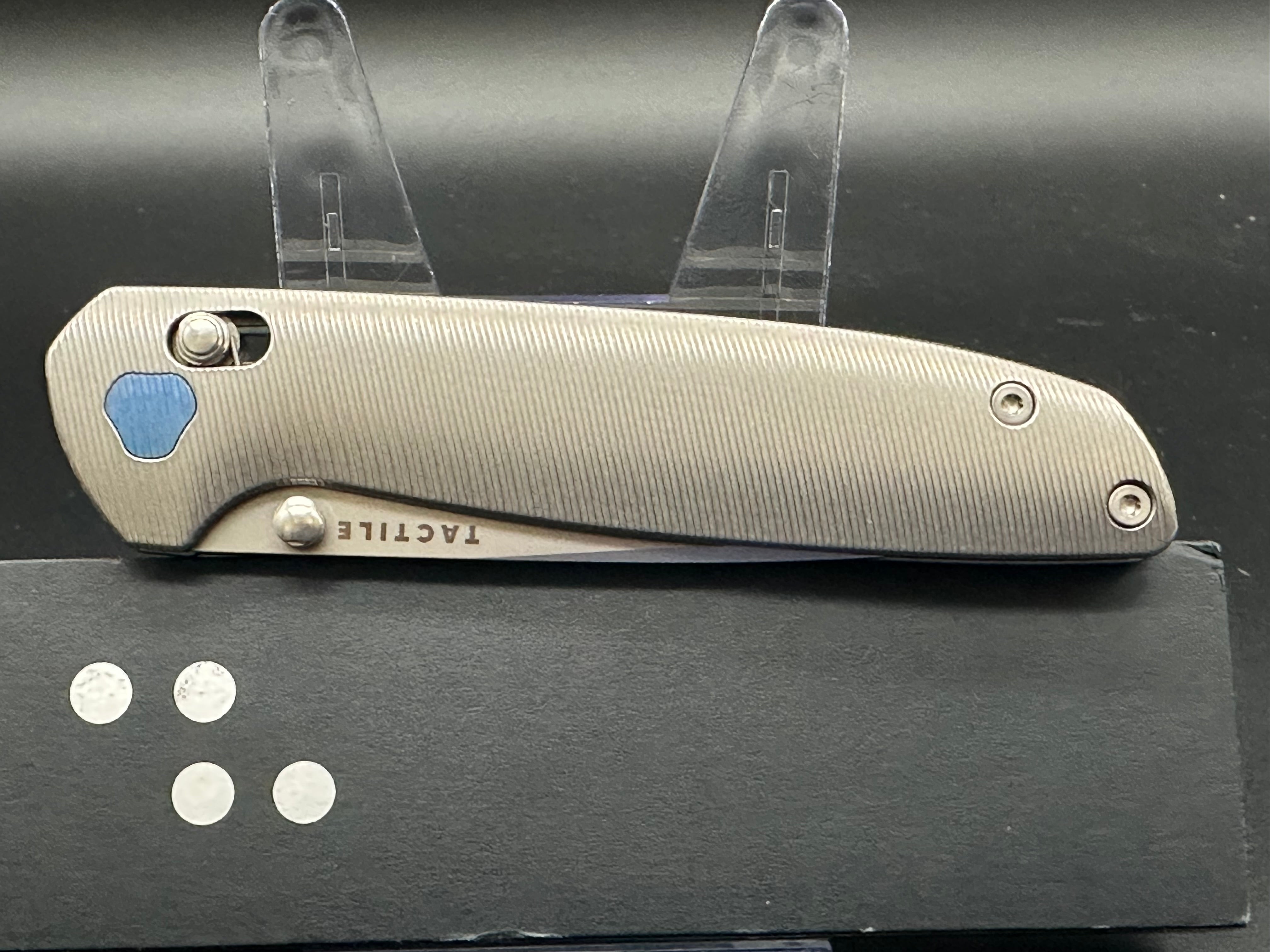 Tactical Knife Company Maverick Titanium Folding Pocket Knife - EDC, Outdoor Survival, Camping & Hiking Gear