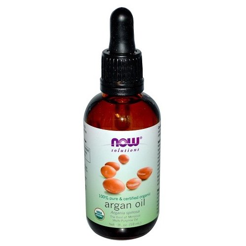 Now Foods 100% Pure & Certified Organic Argan Oil - 4 fl. oz. (4 Pack) for Hair, Skin & Face Moisturizing Treatment