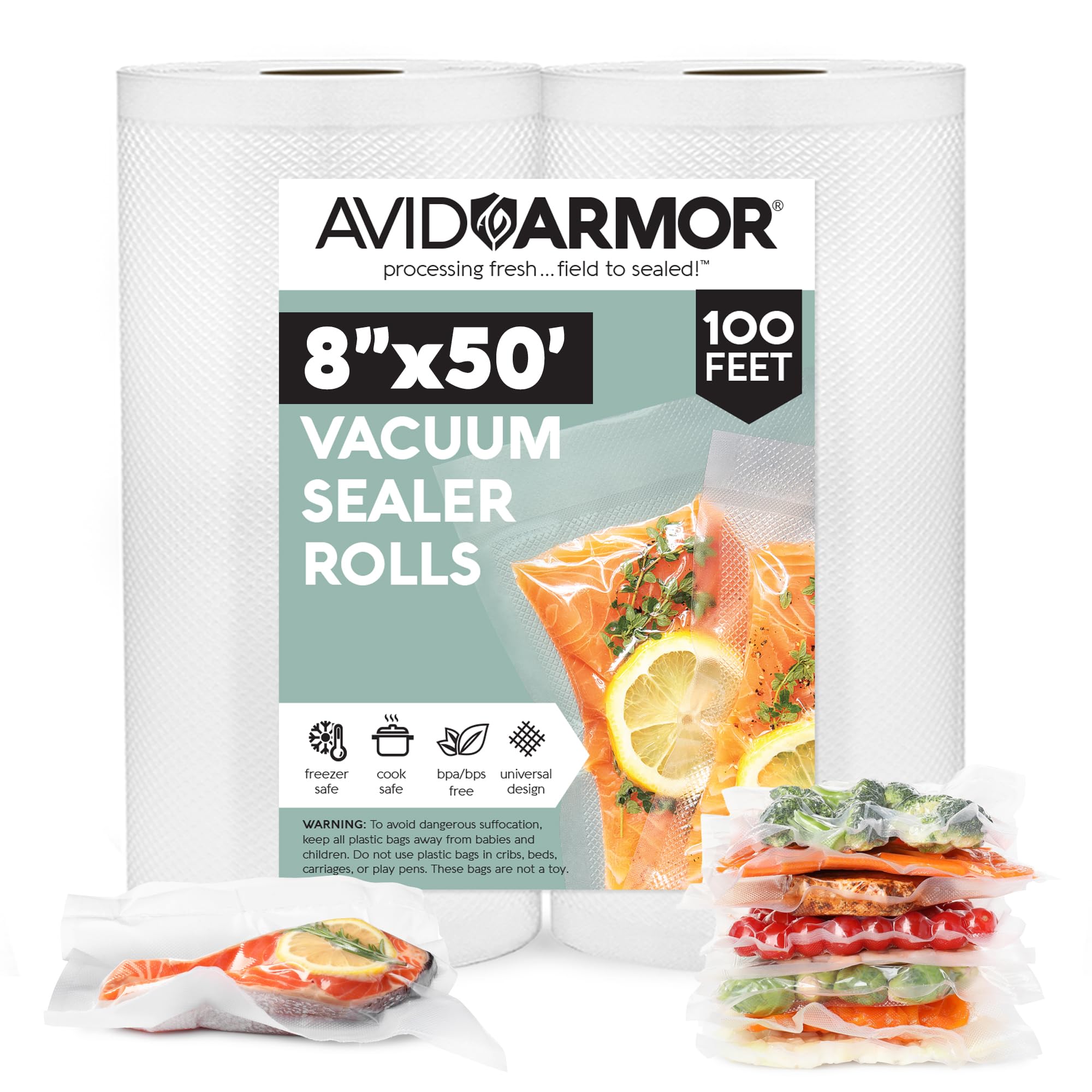 Avid Armor Vacuum Seal Rolls - 8