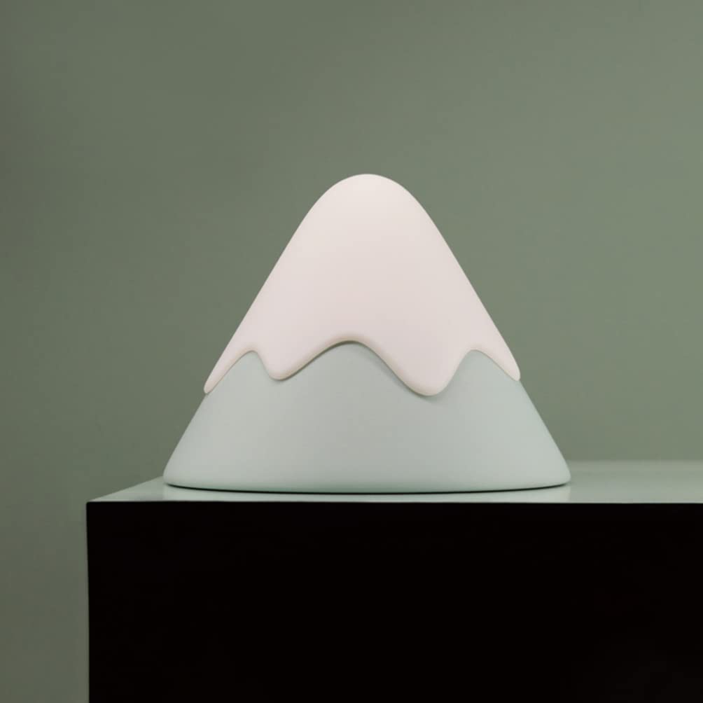 Rechargeable LED Night Light for Kids - Snow Mountain Shaped Nursery Lamp, Bedside Table Lamp for Baby Room | Perfect for Bedtime Stories, Night Feeding & Creating Soothing Atmosphere