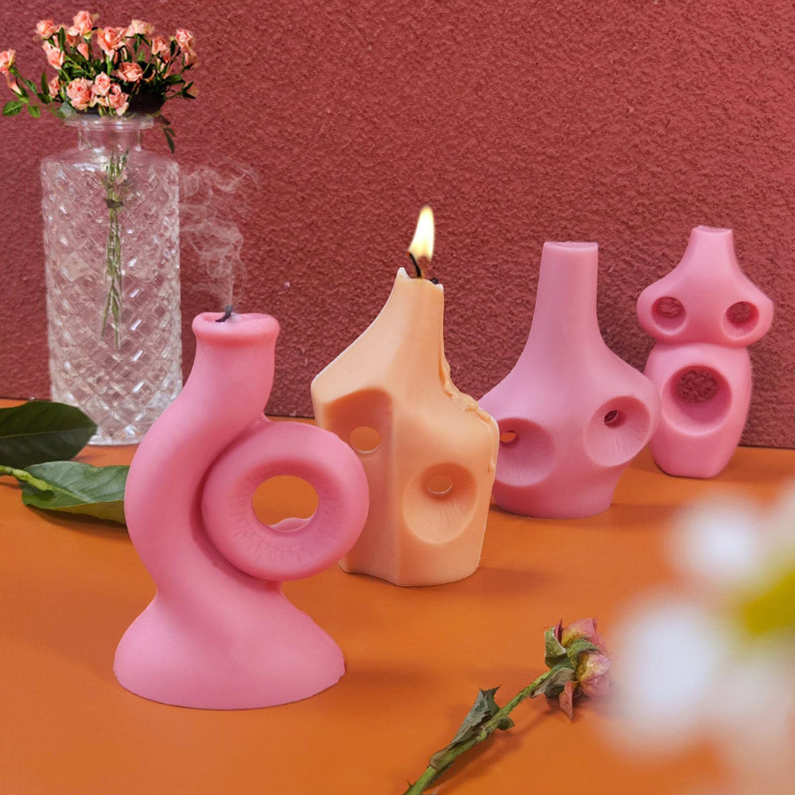 Premium Silicone Candle Mold for Aromatherapy Soap & Candle Making - 11.4x7.6x3.7cm DIY Craft Mould - Perfect for Home Decor, Gifts, and Relaxation Therapy